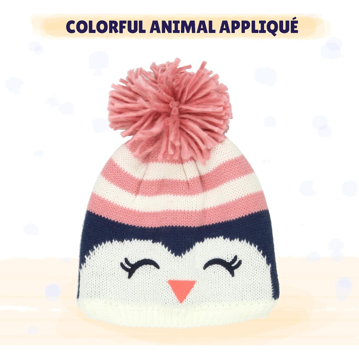 Gorro de Tejer para Niños Yankee Toybox - Animal Rosa
