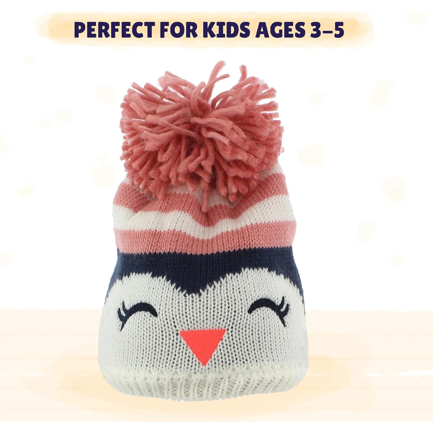 Gorro de Tejer para Niños Yankee Toybox - Animal Rosa