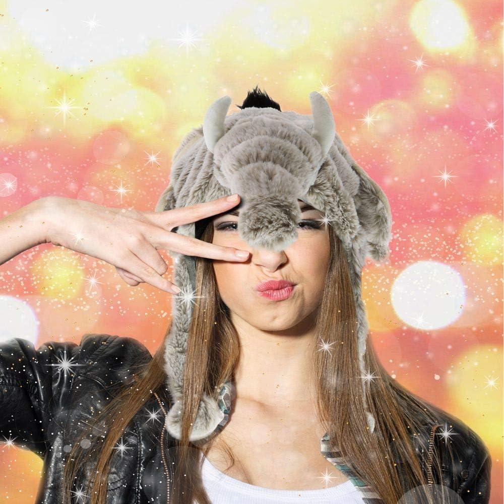 Sombrero de Peluche Elefante Gris DolliBu - Talla Única