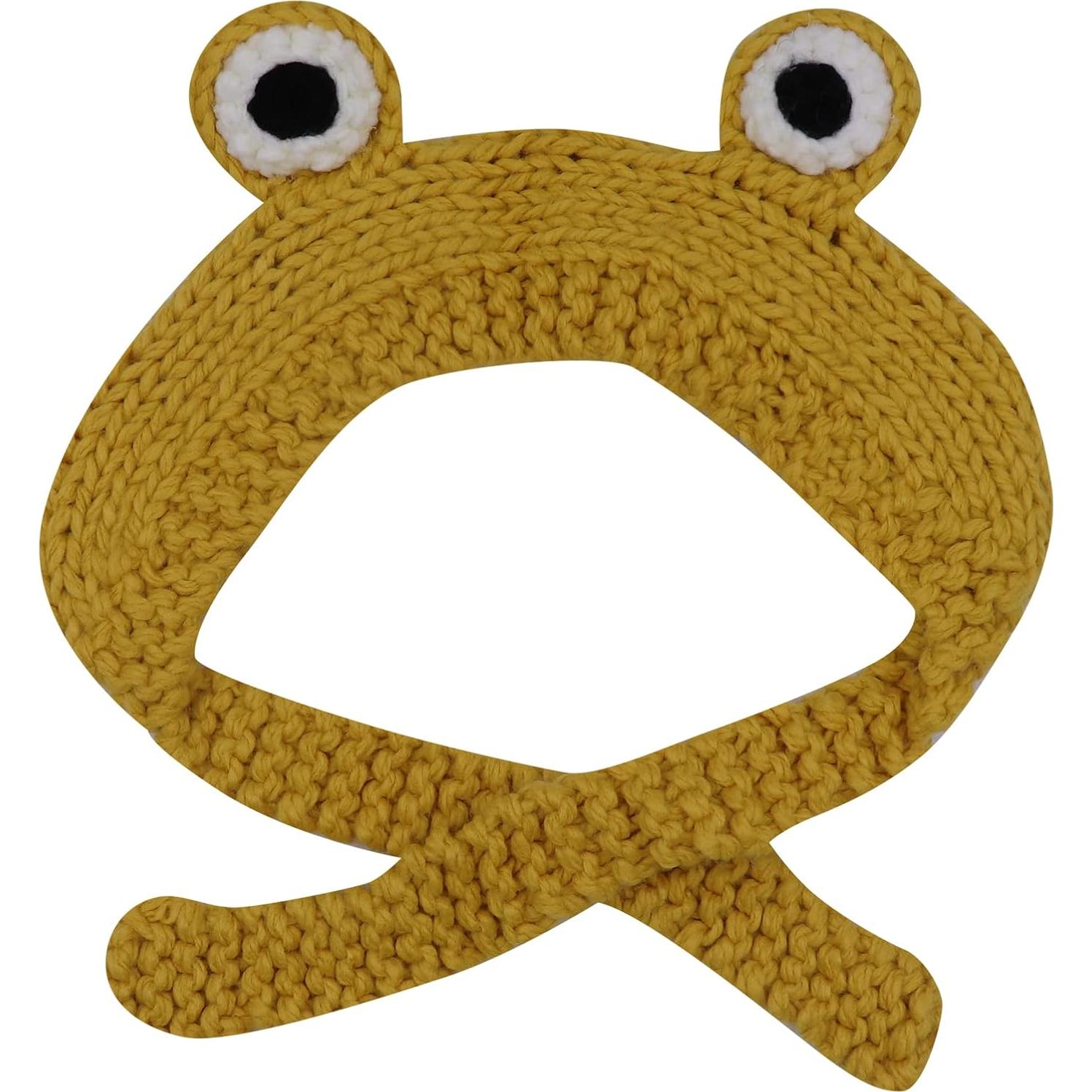 Gorro de Rana Tejido a Mano ANKOMINA para Niños y Adultos