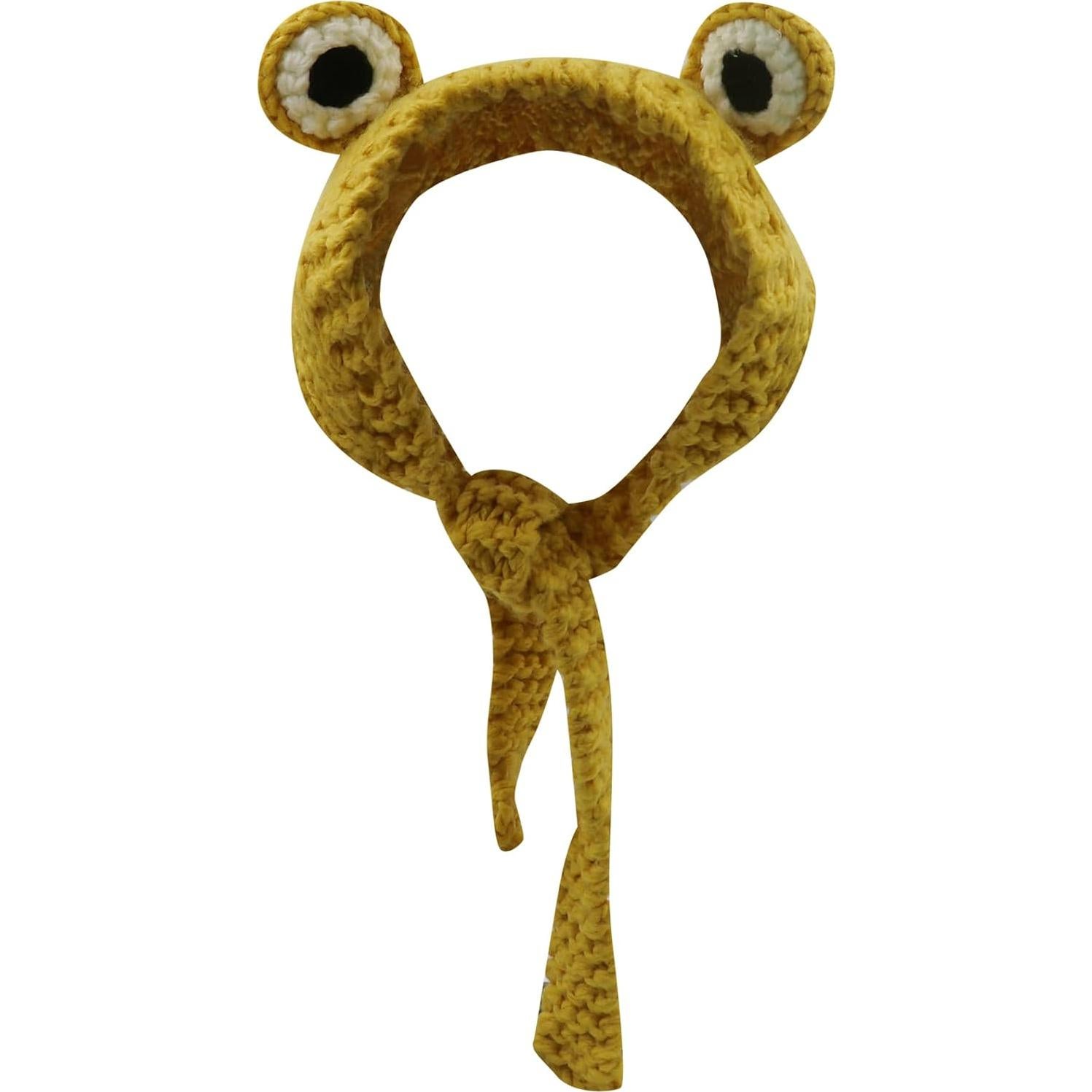 Gorro de Rana Tejido a Mano ANKOMINA para Niños y Adultos