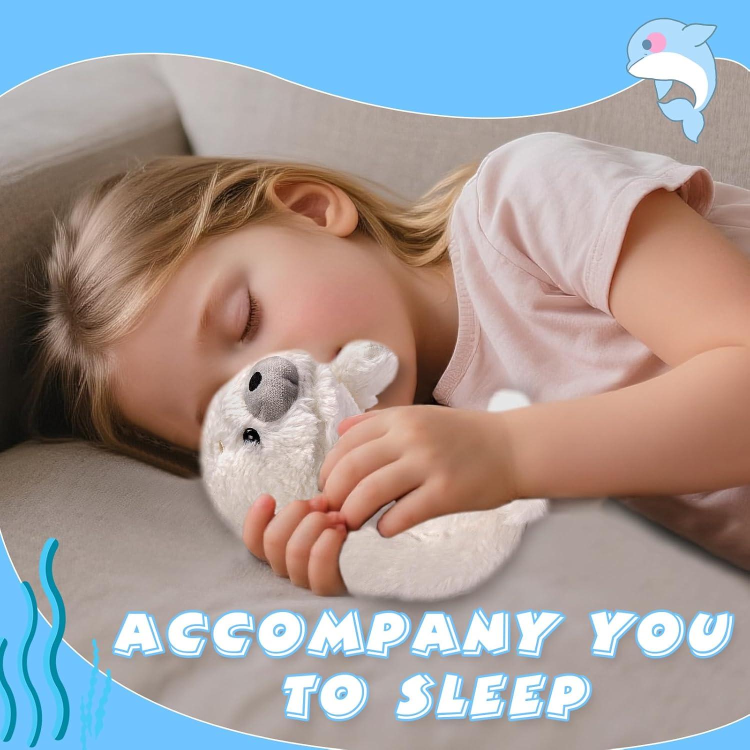 Foca Blanca de Peluche CWZY 19.8 cm Soporte para Postura