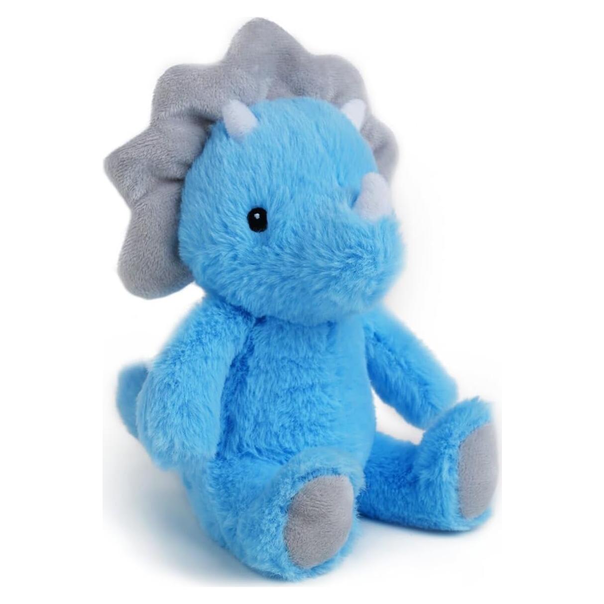 Juguete de Peluche Triceratops Azul VANLINNY 22.86 cm Suave
