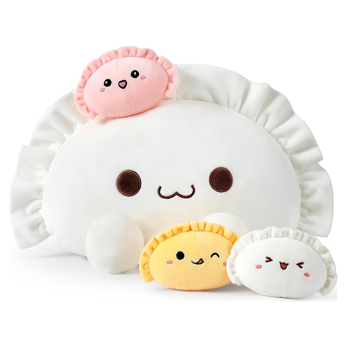 Cojín de Peluche Ditucu Mamá 35.56 cm con 3 Pequeños 10.16 cm