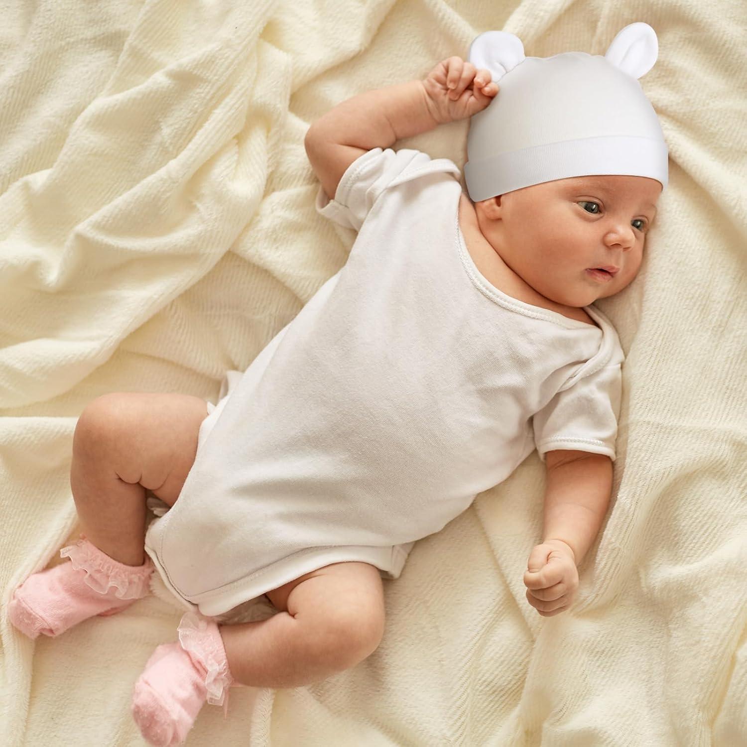 Gorros para Bebé Recién Nacido Toulite 10 Pcs Algodón 0-6 Meses