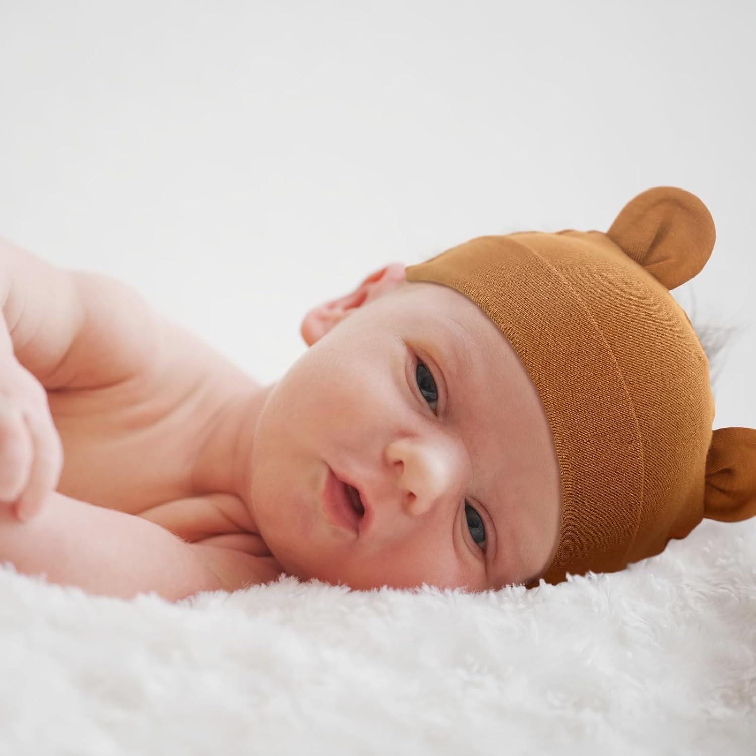 Gorros para Bebé Recién Nacido Toulite 10 Pcs Algodón 0-6 Meses