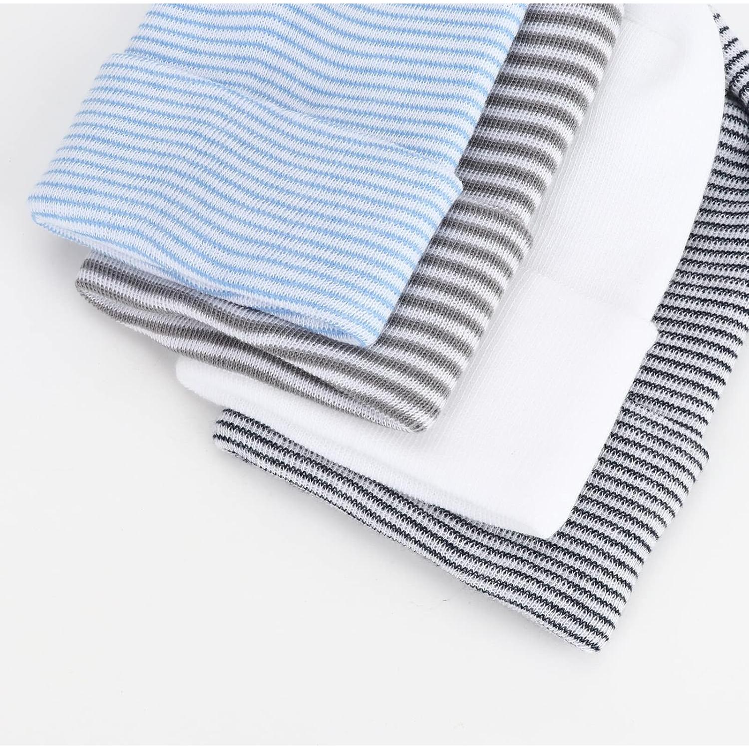 Gorros de Hospital para Recién Nacidos DRESHOW 4 Piezas Algodón