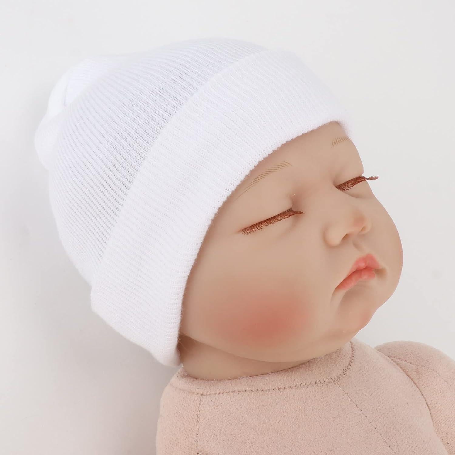 Gorros de Hospital para Recién Nacidos DRESHOW 4 Piezas Algodón