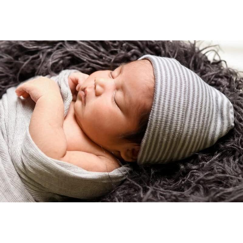 Gorros de Hospital para Recién Nacidos DRESHOW 4 Piezas Algodón