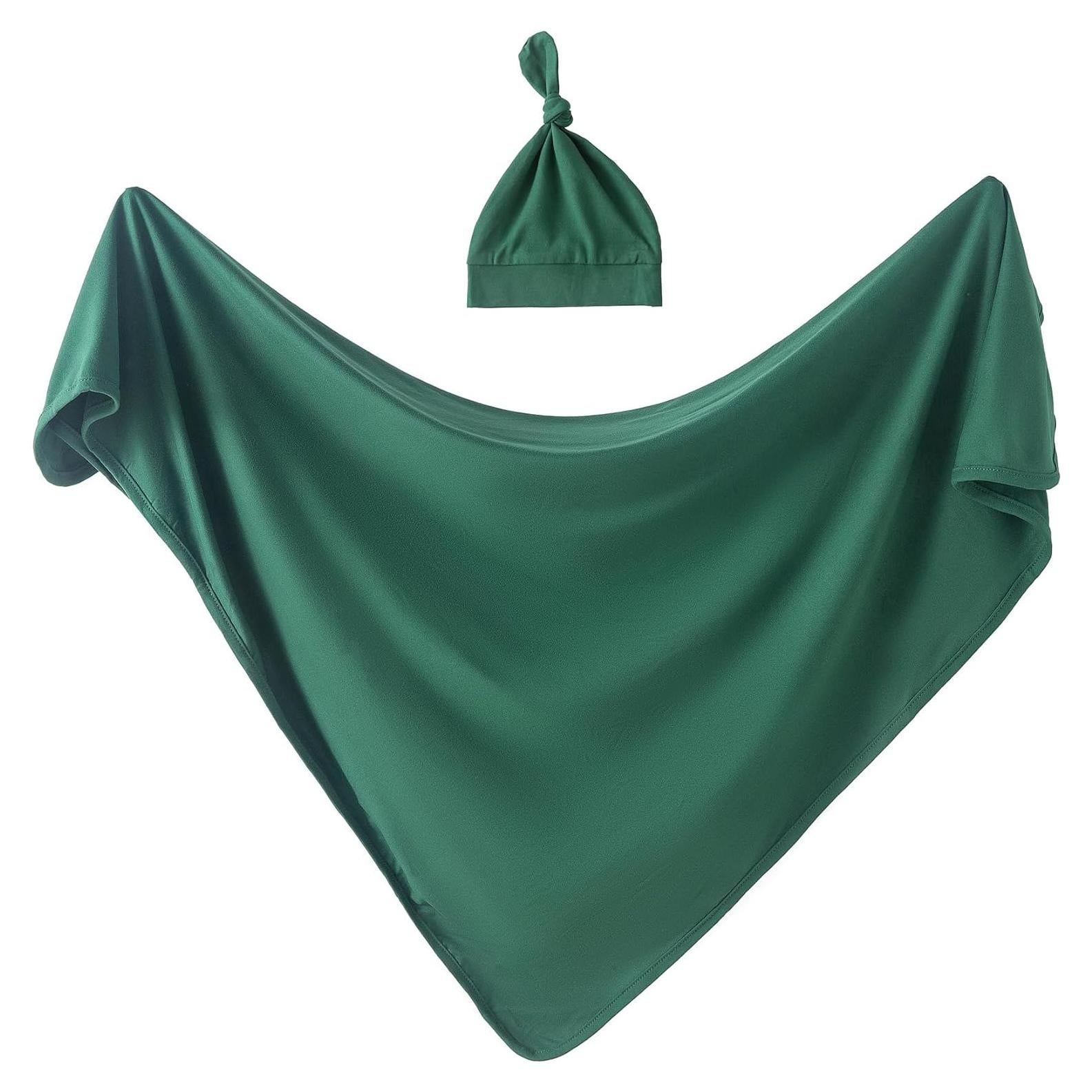 Manta de Recepción para Bebés Jastore 89x89 cm Verde Pavo Real