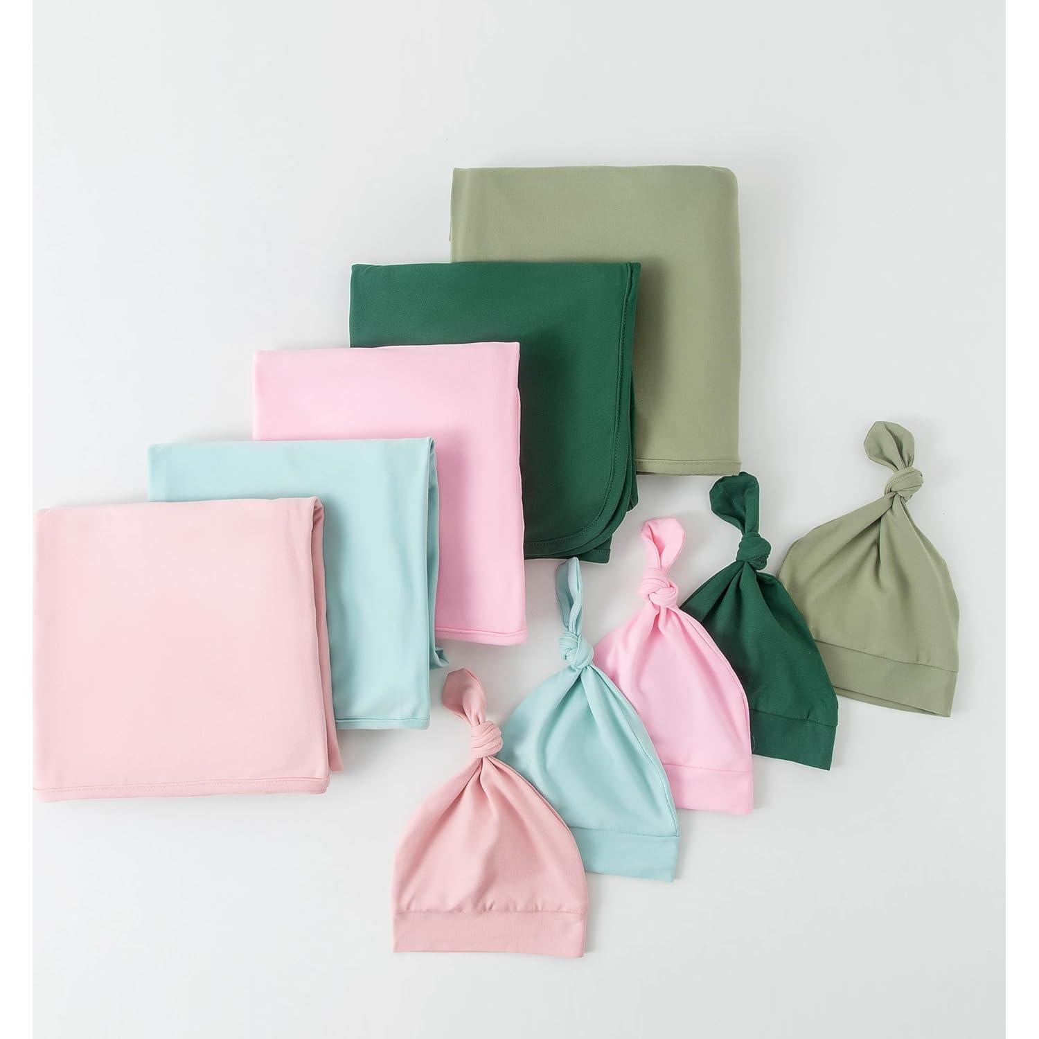 Manta de Recepción para Bebés Jastore 89x89 cm Verde Pavo Real