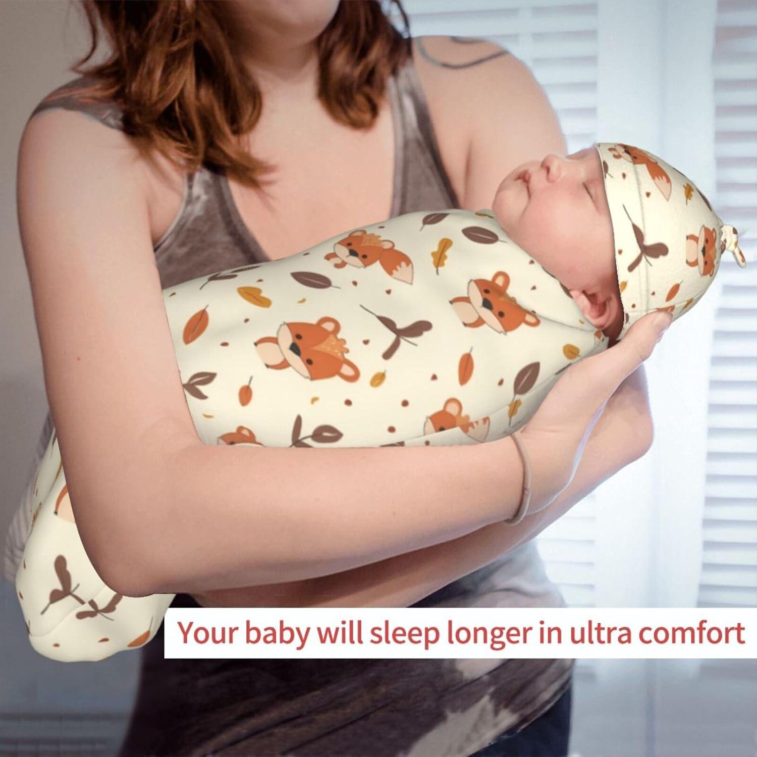 Manta de Envoltura para Recién Nacidos KiuLoam Zorro Caricatura