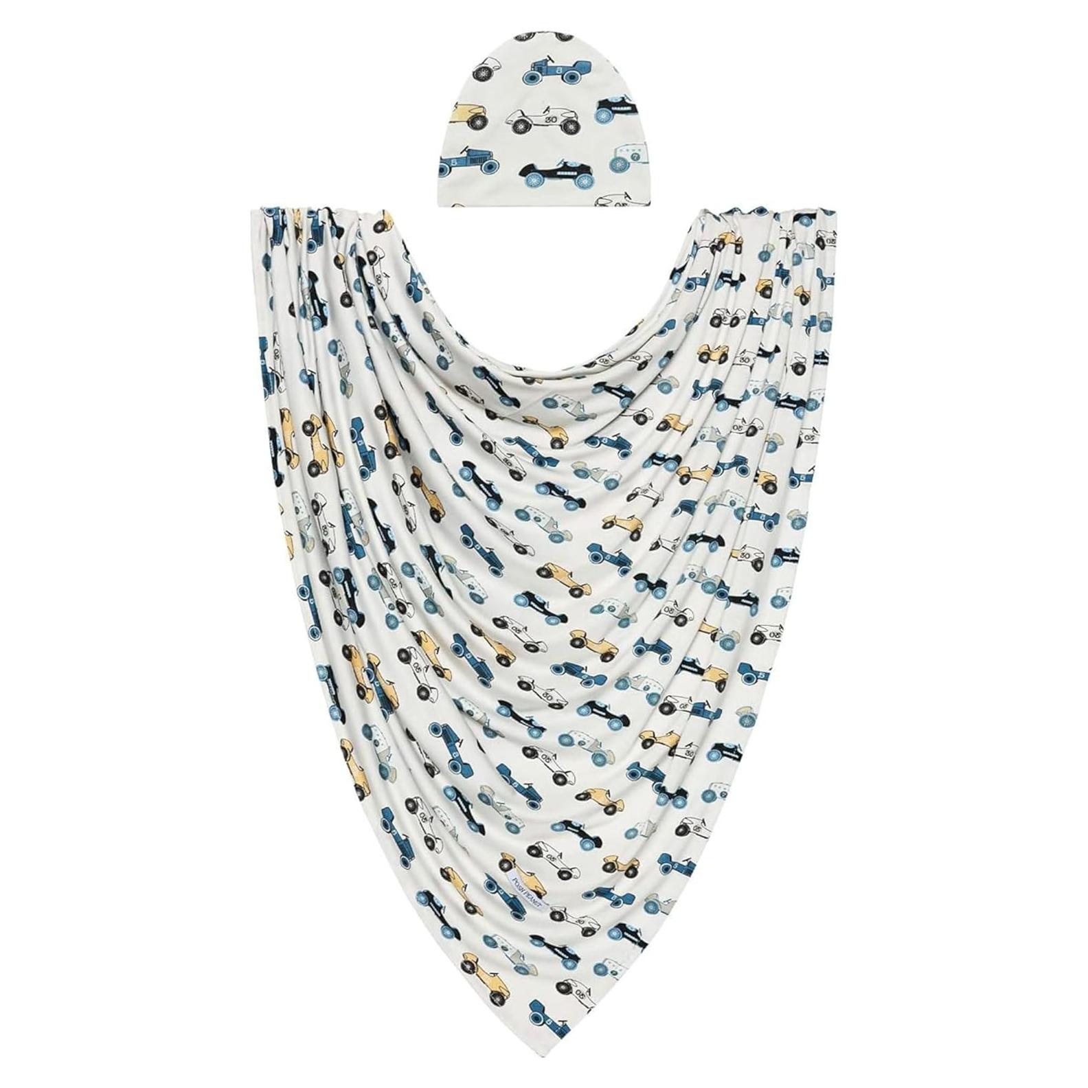 Manta de Envoltura para Bebé Posh Peanut Enzo - 111.76 cm