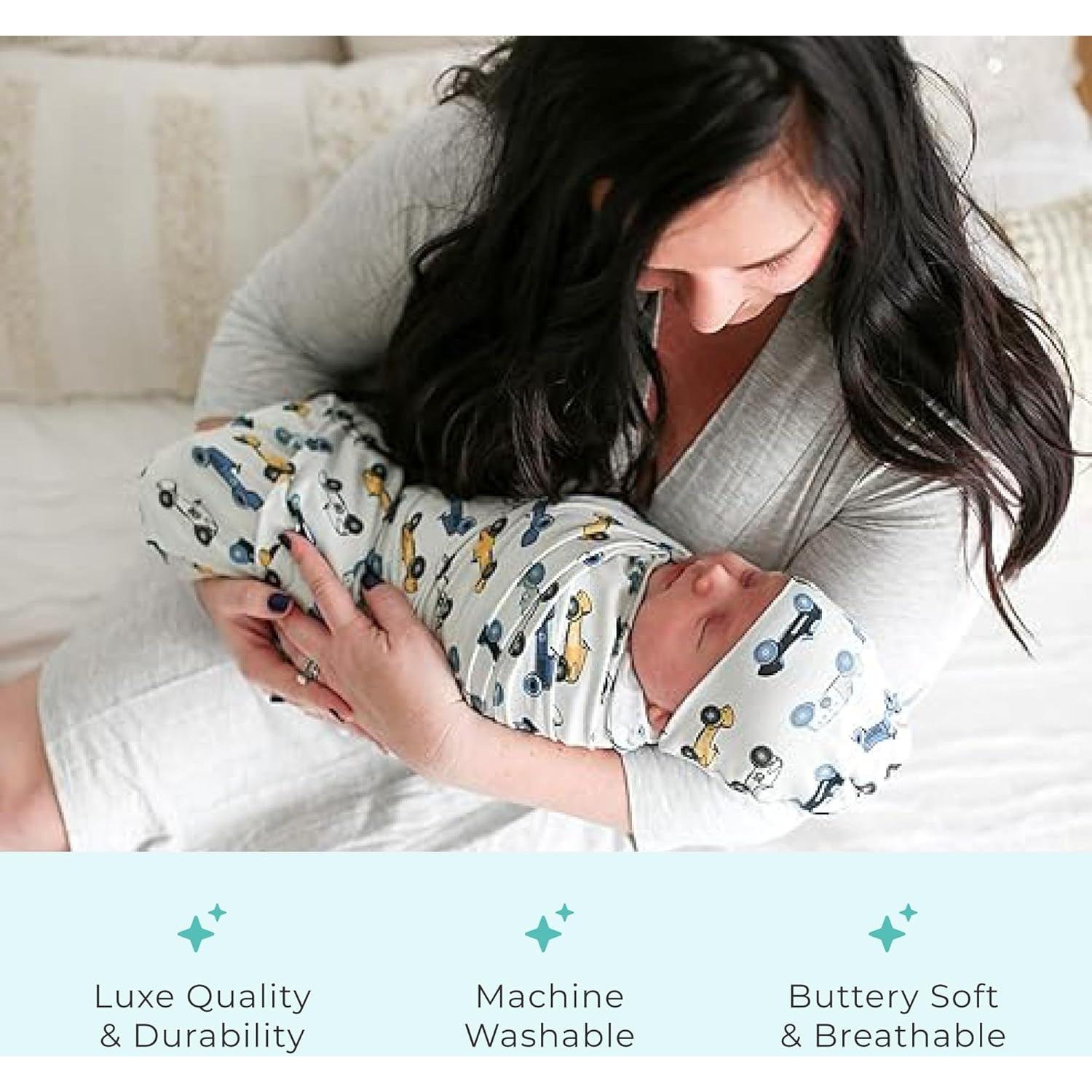 Manta de Envoltura para Bebé Posh Peanut Enzo - 111.76 cm