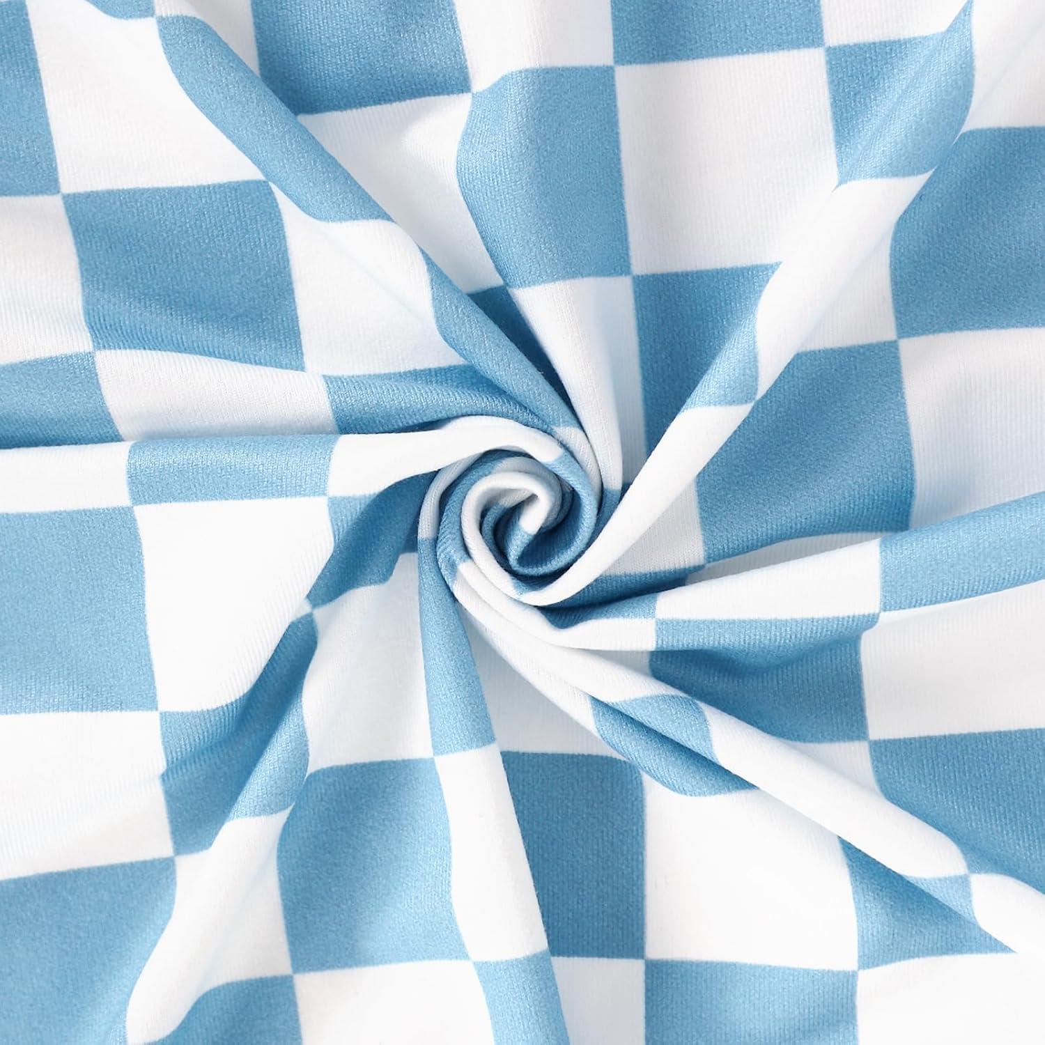 TANOFAR Manta de Arrullo para Recién Nacidos 76x76 cm Azul