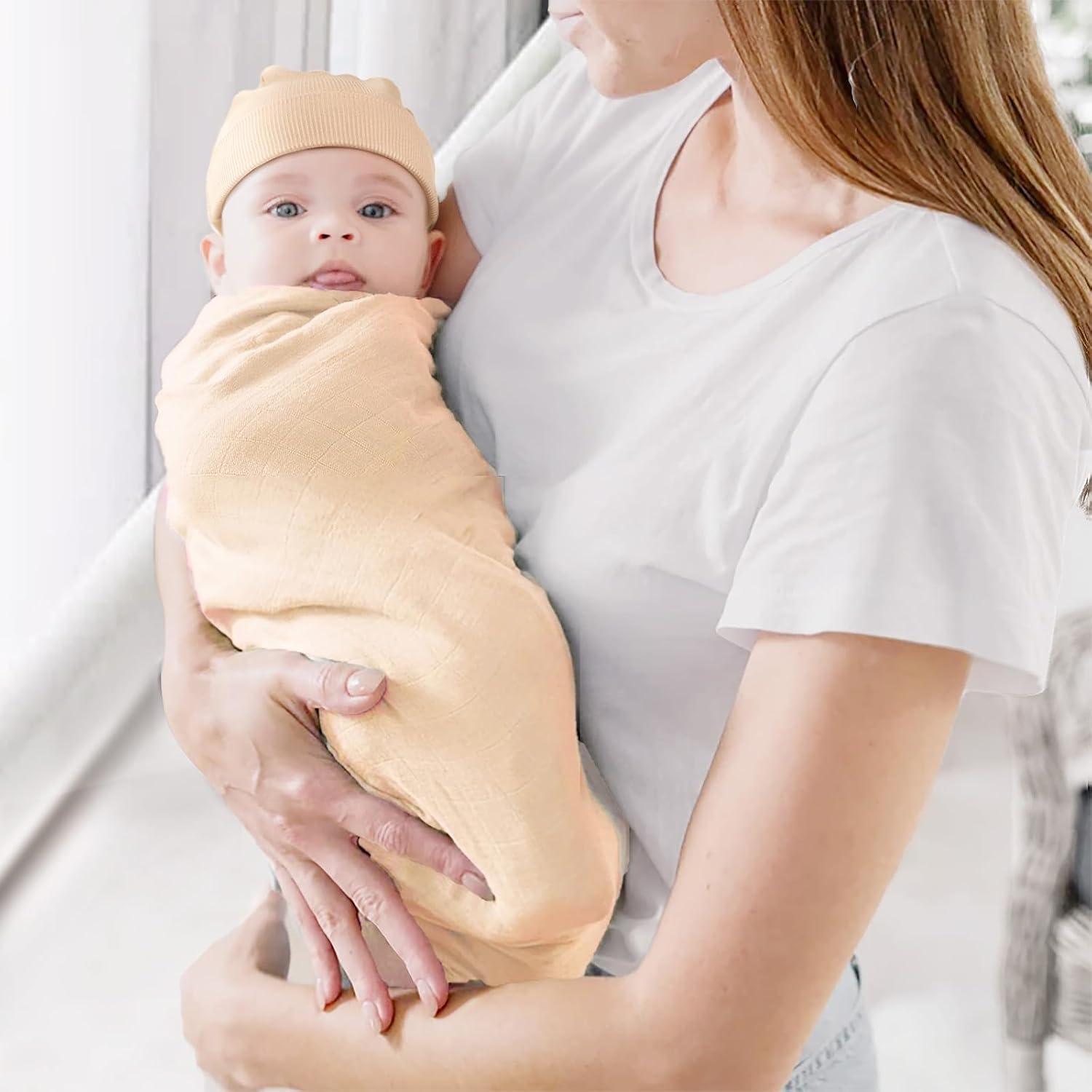 Conjunto de Gorro y Manoplas AQOKKA Bebés 0-3 Meses