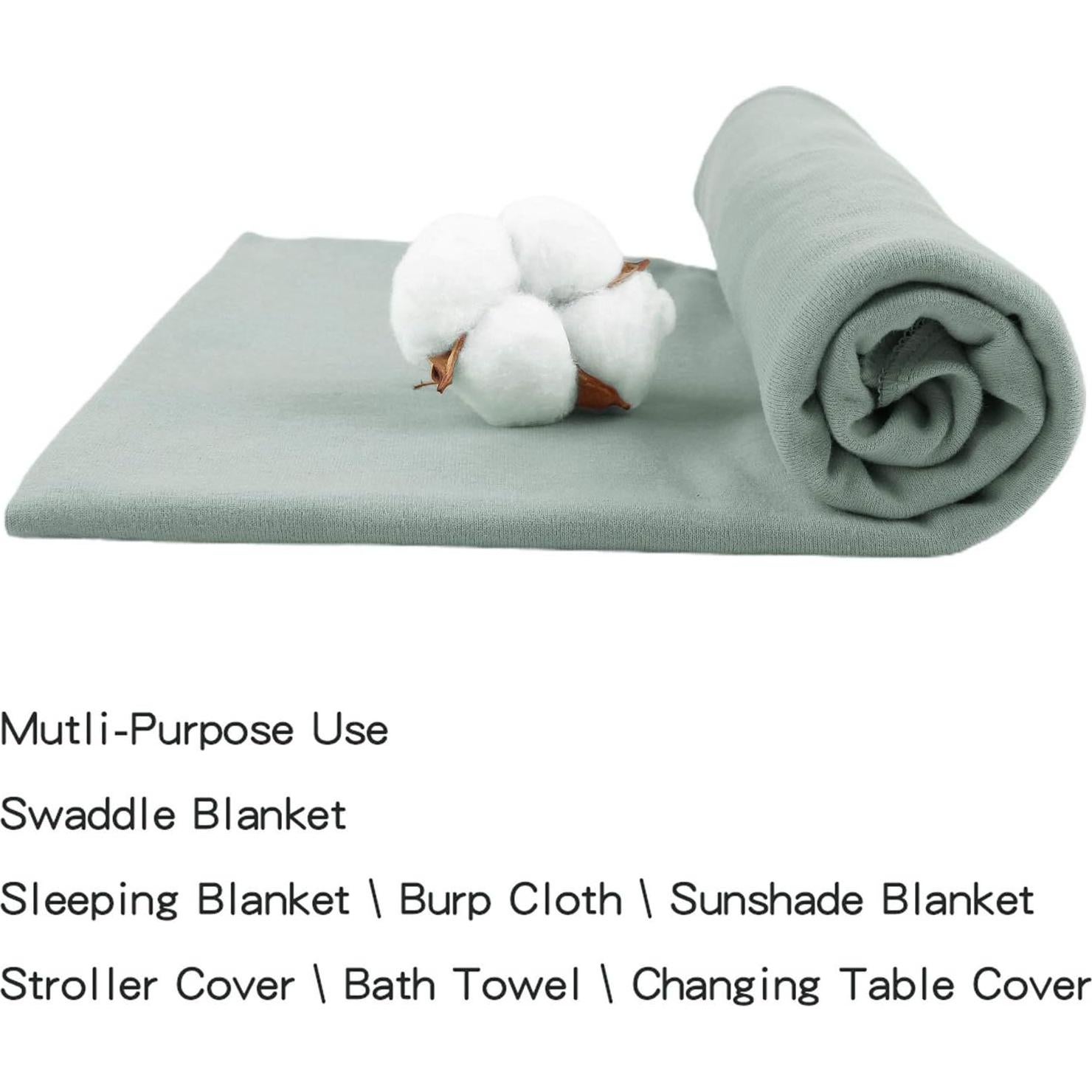 Conjunto de gorros y manta de algodón PESAAT para recién nacidos