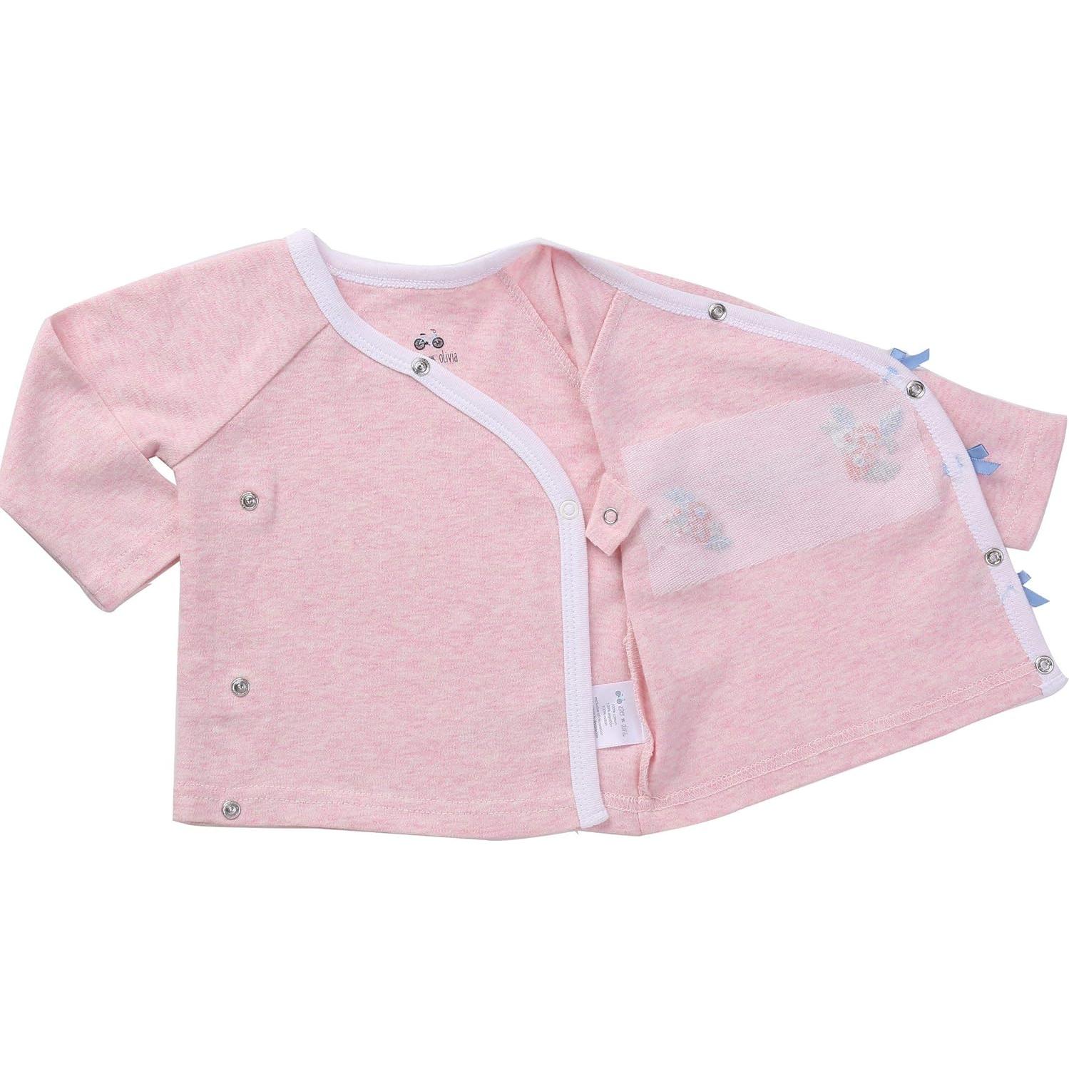 Conjunto Kimono Bebé Niña 6-9 Meses Rosa Algodón Suave