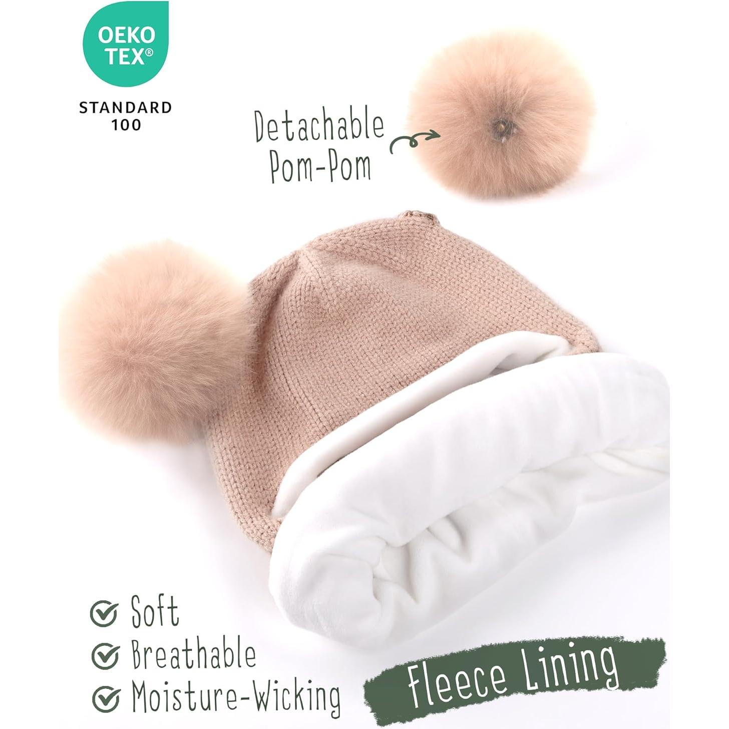 Conjunto Gorra y Bufanda Invierno FURTALK Niños 2-5T