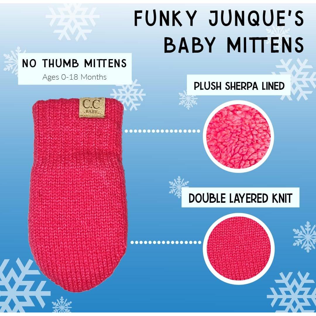 Conjunto Gorro y Mitones Forro Polar Funky Junque Bebé 0-9 meses