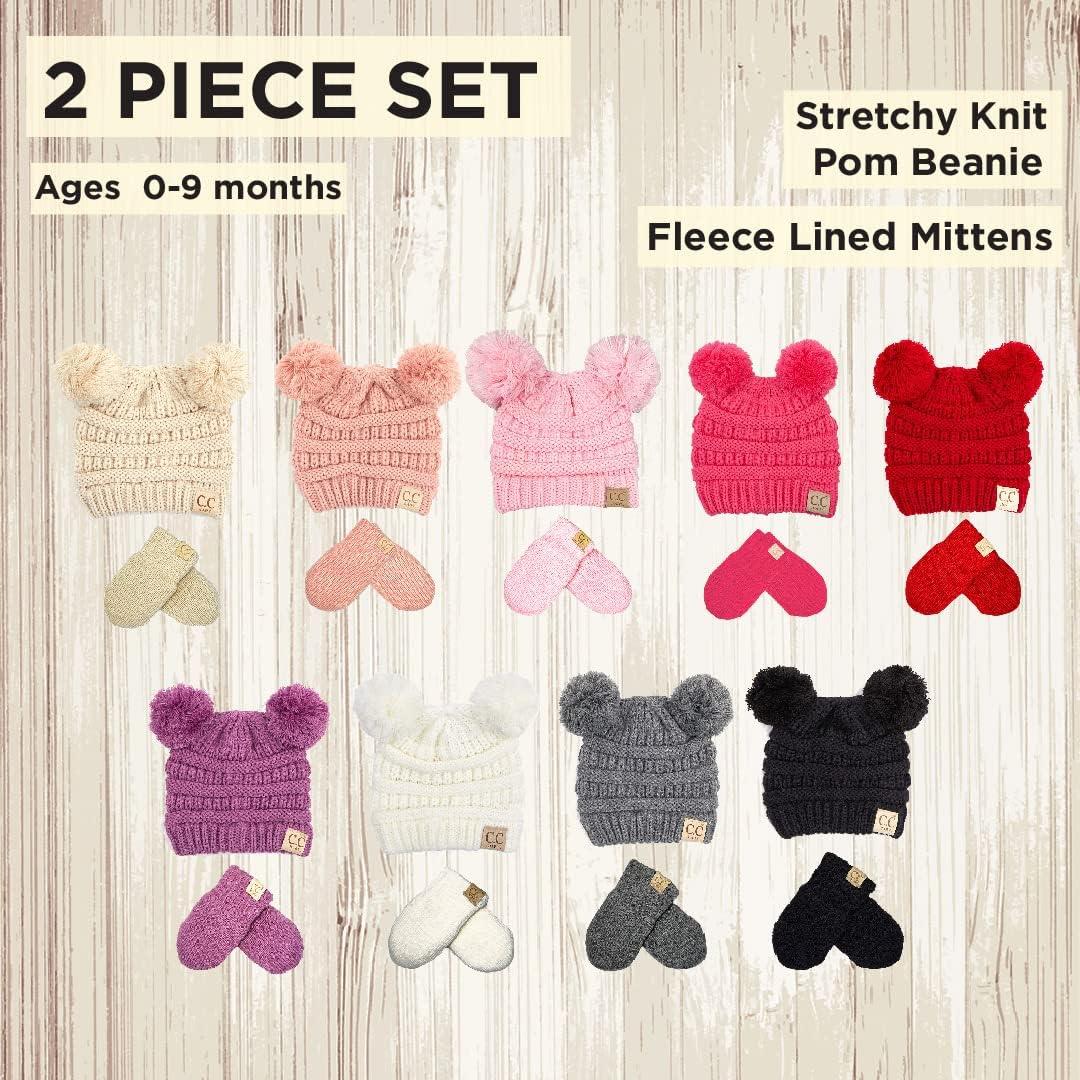 Conjunto Gorro y Mitones Forro Polar Funky Junque Bebé 0-9 meses