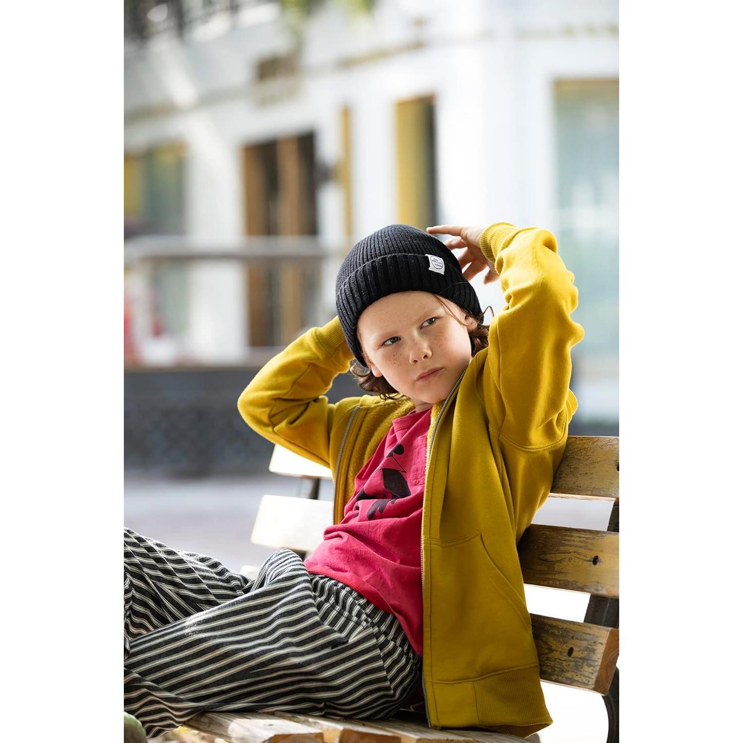 Gorro de invierno Beanie para bebés Dasmini - 0-6 meses, Negro