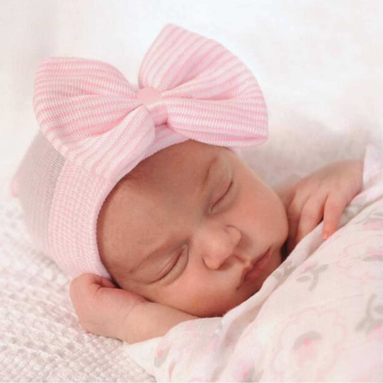 Gorros y Manoplas DRESHOW para Recién Nacidos 0-3 Meses