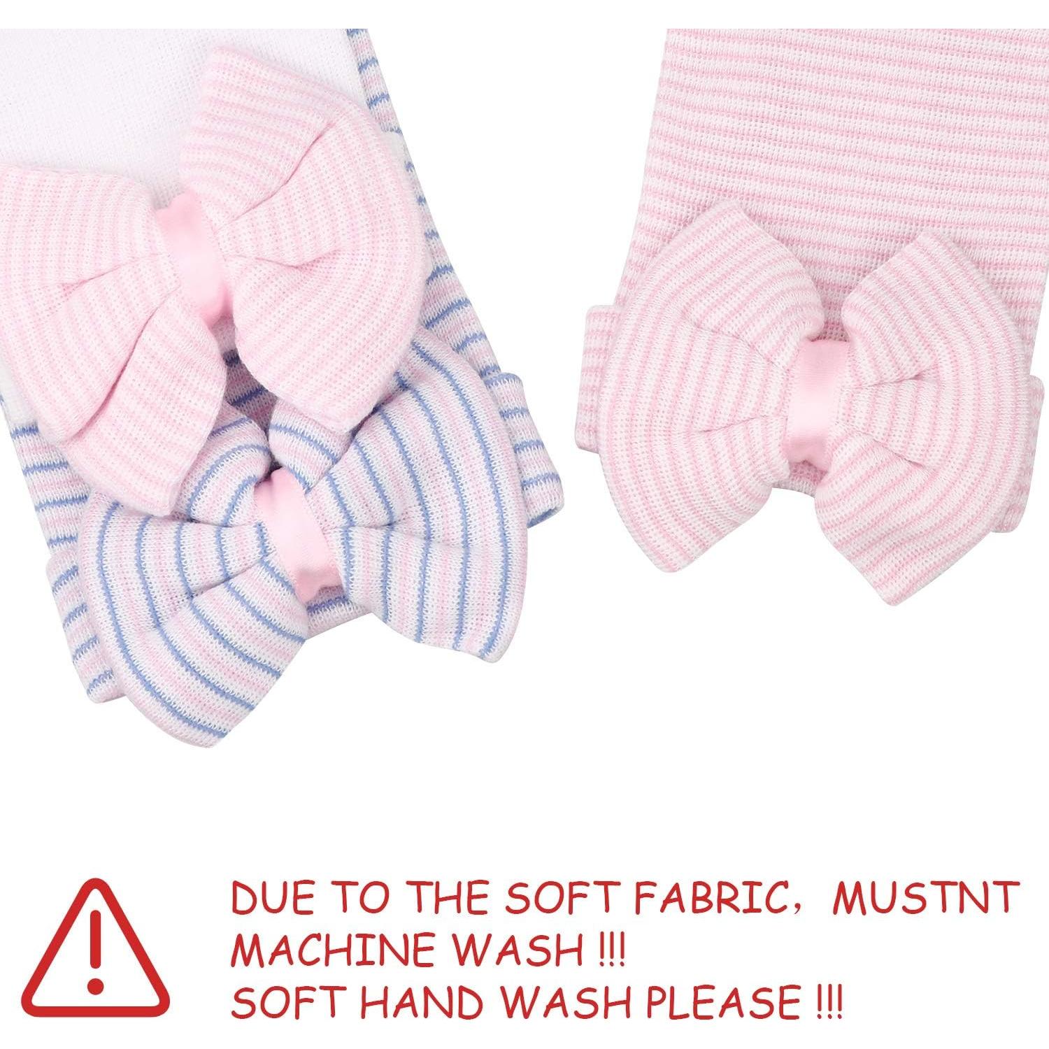 Gorros y Manoplas DRESHOW para Recién Nacidos 0-3 Meses