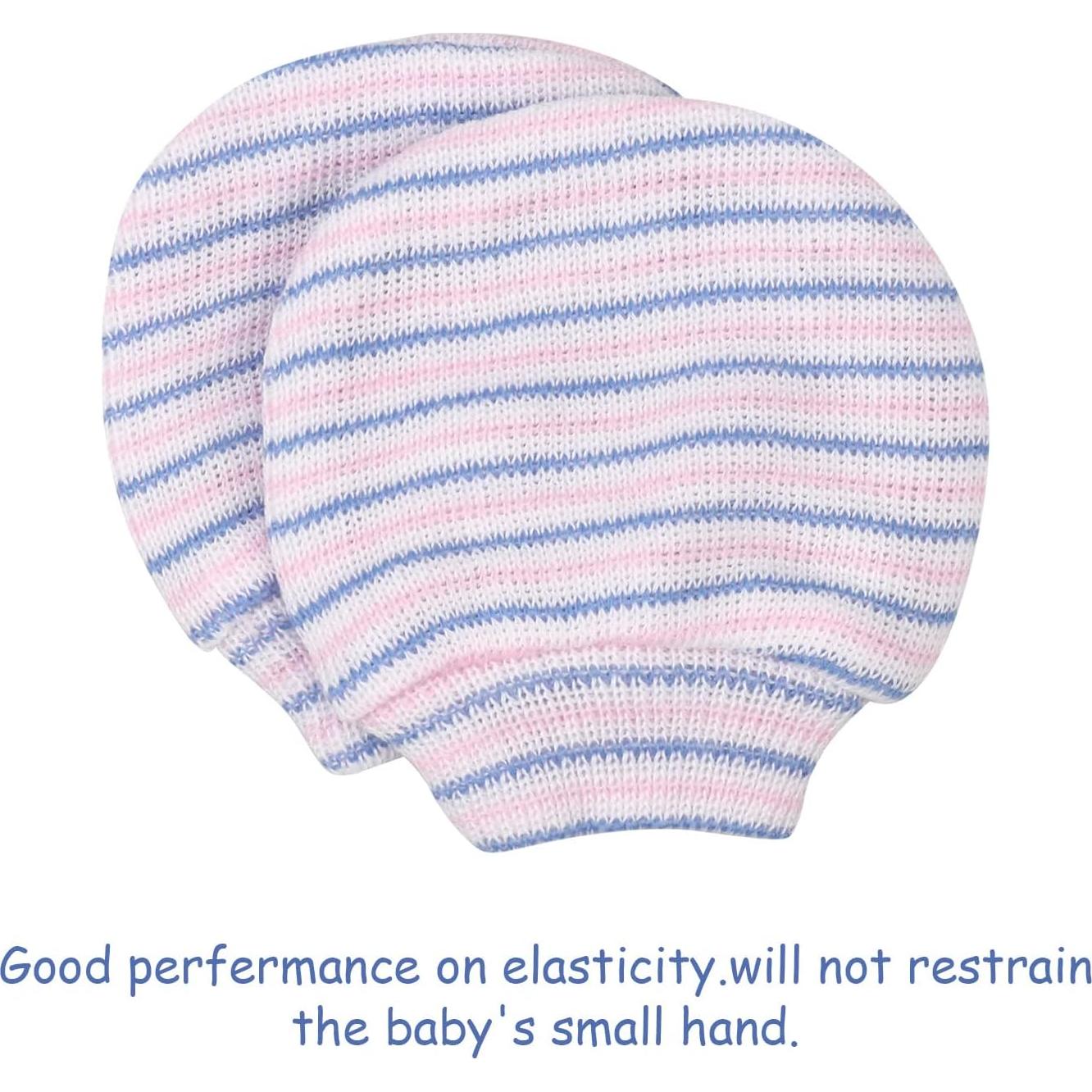 Gorros y Manoplas DRESHOW para Recién Nacidos 0-3 Meses