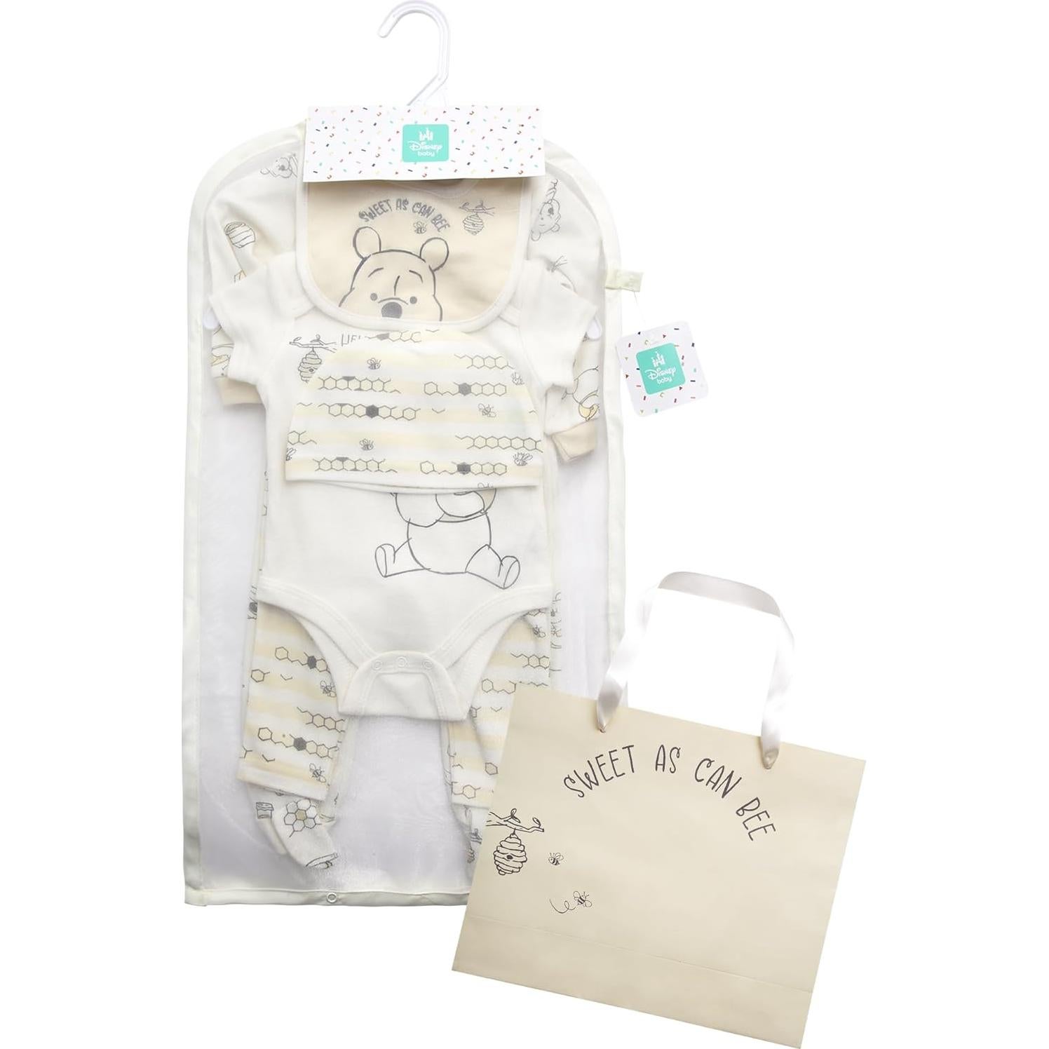 Set de Ropa para Bebé Disney 7 Piezas 0-6 Meses