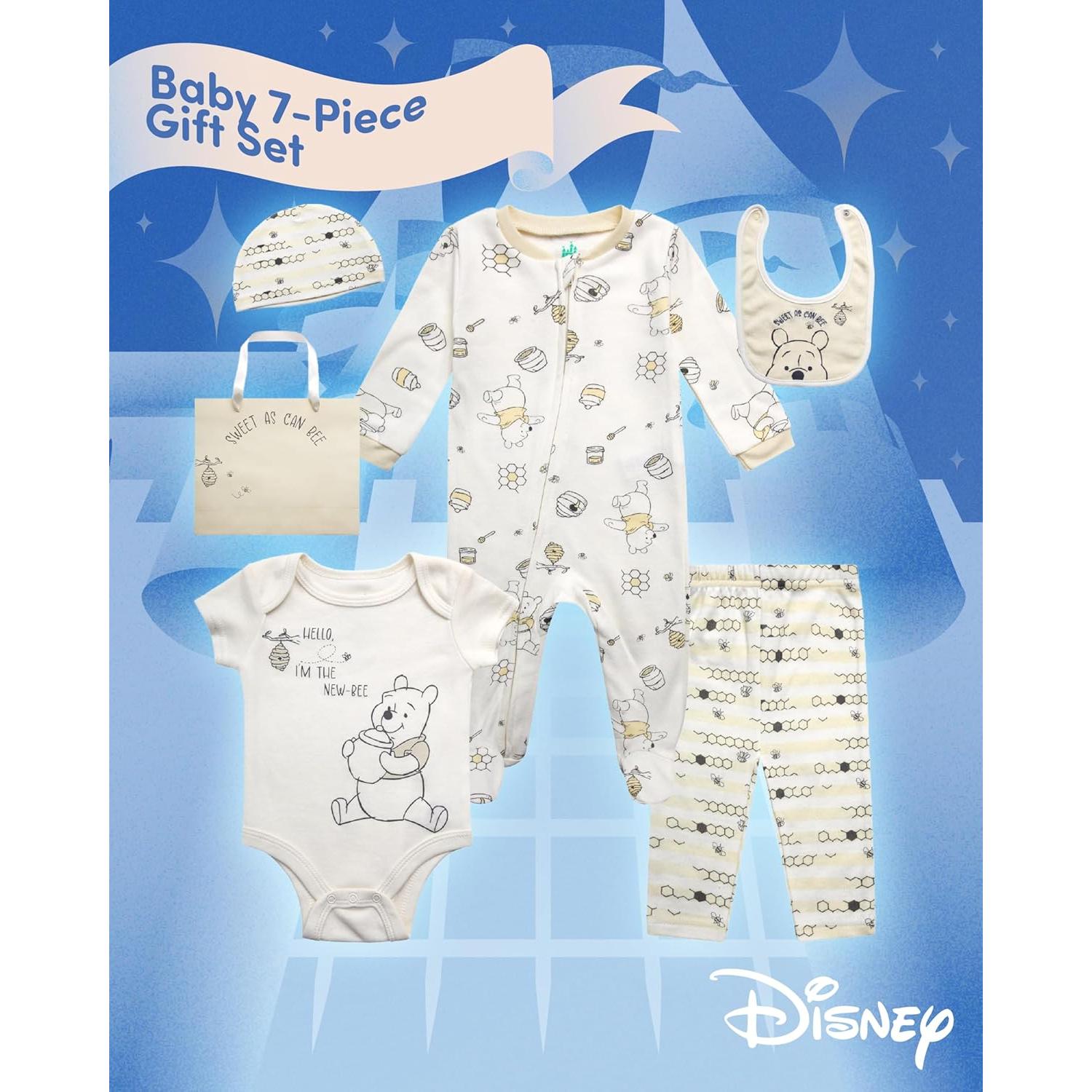 Set de Ropa para Bebé Disney 7 Piezas 0-6 Meses