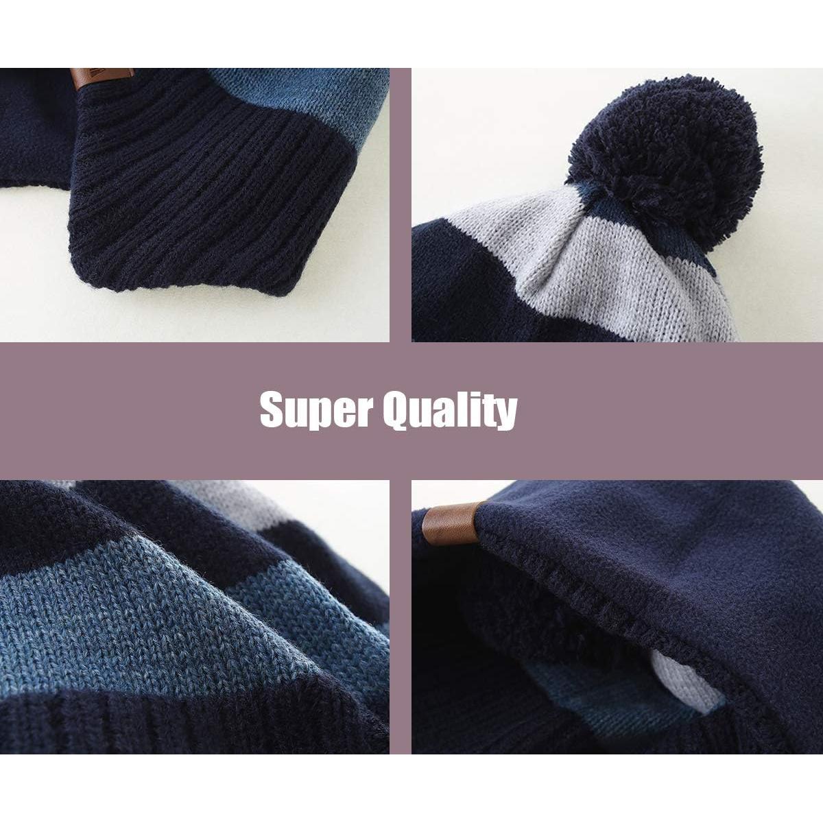 Gorro de Invierno para Niños AHAHA con Orejeras y Forro Polar