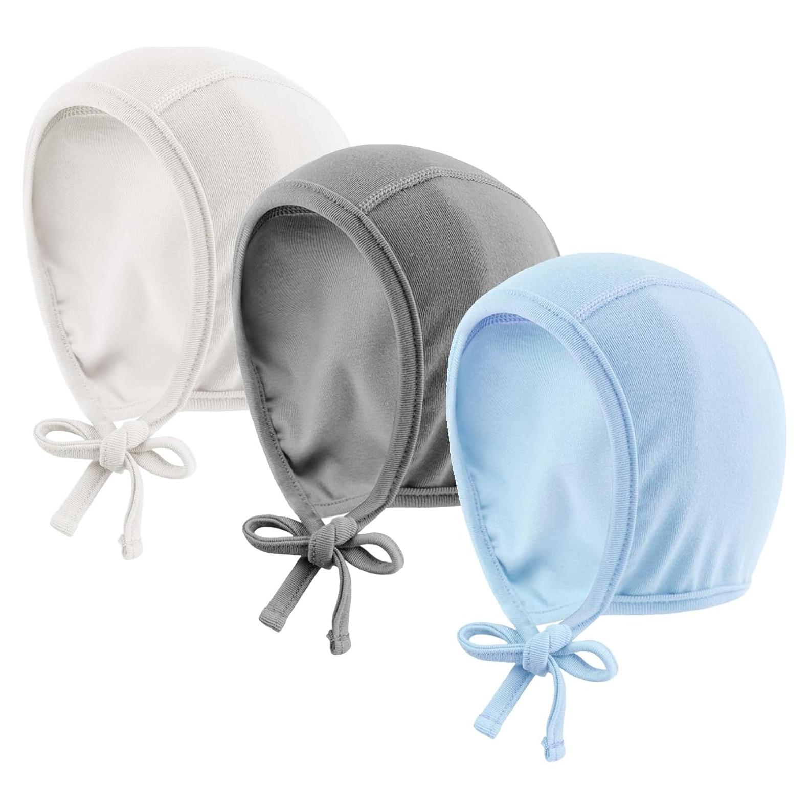 Gorro de Hospital para Bebés JANGANNSA Algodón 0-6 Meses