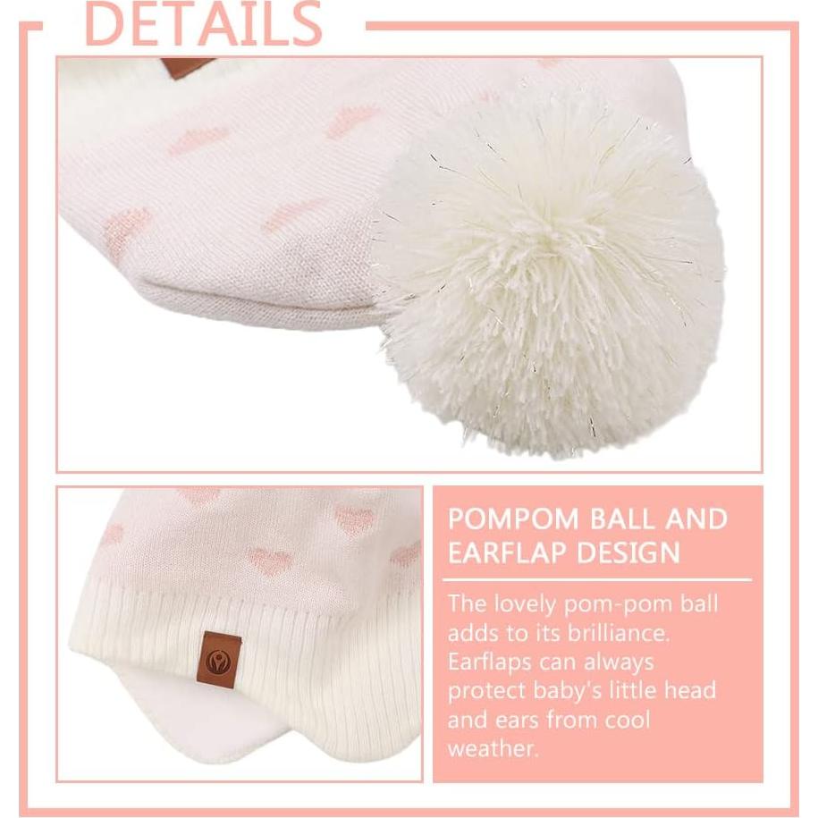 Conjunto de gorro y bufanda JANGANNSA para bebés 0-8 años