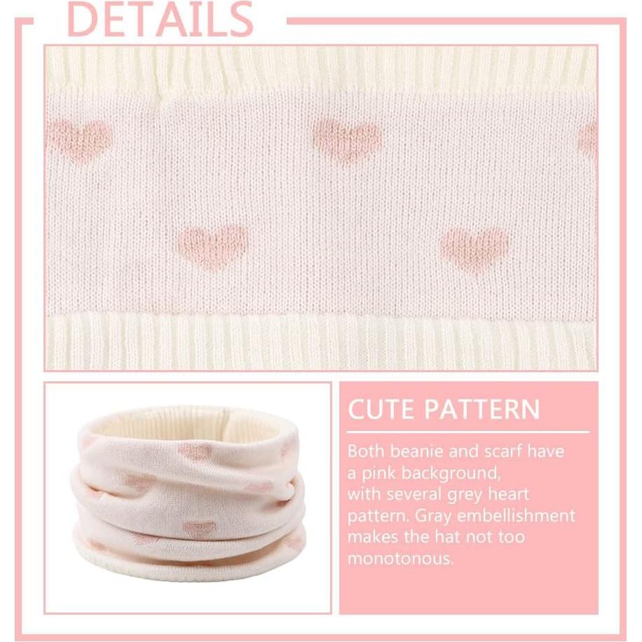 Conjunto de gorro y bufanda JANGANNSA para bebés 0-8 años