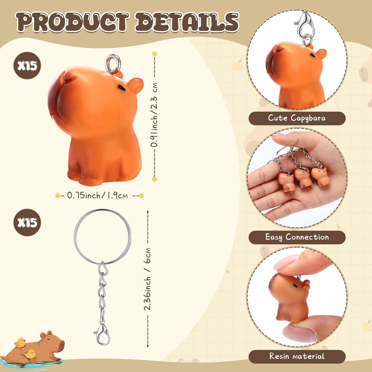 Set de Papelería Capibara ShinyRelief 15 Piezas Multicolor