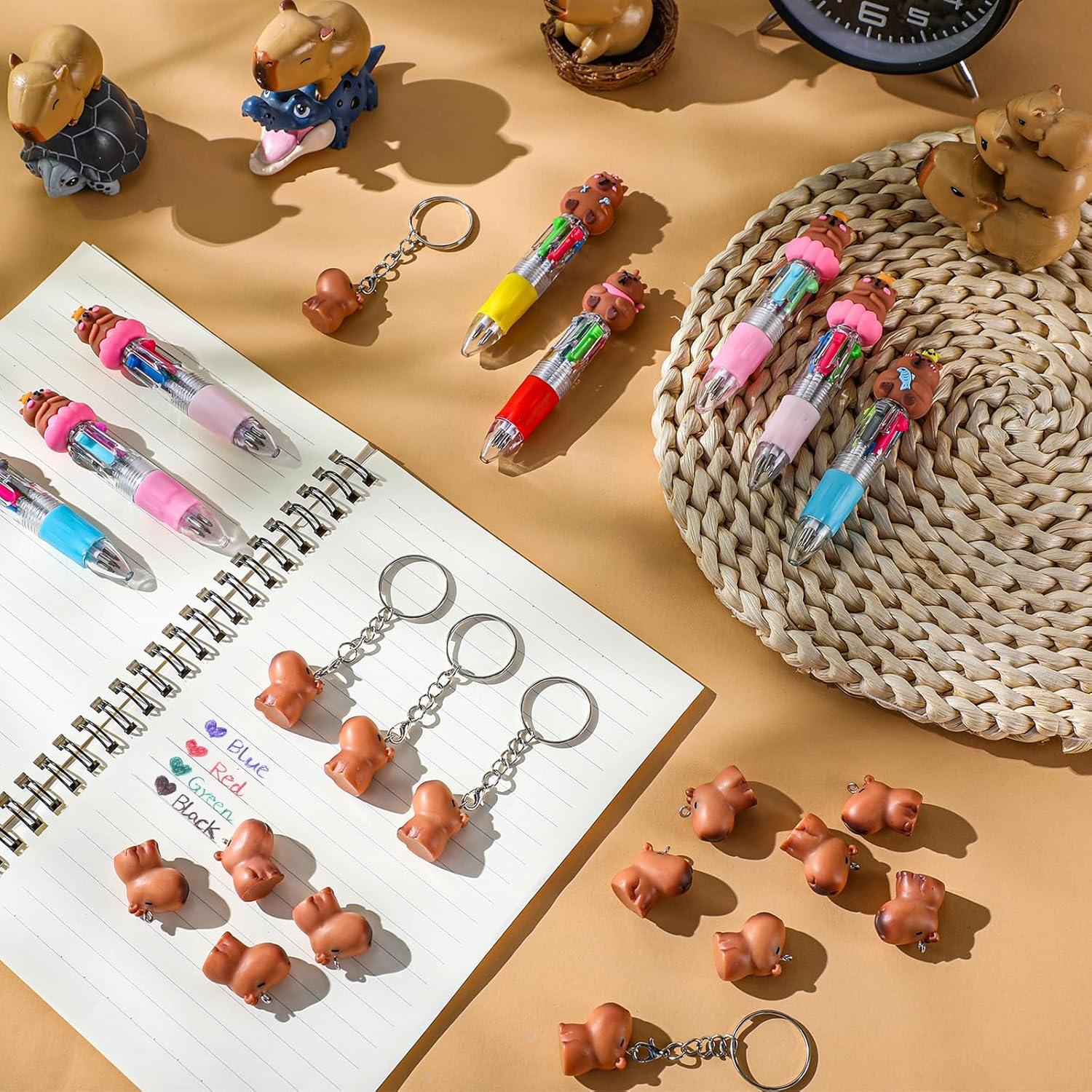 Set de Papelería Capibara ShinyRelief 15 Piezas Multicolor