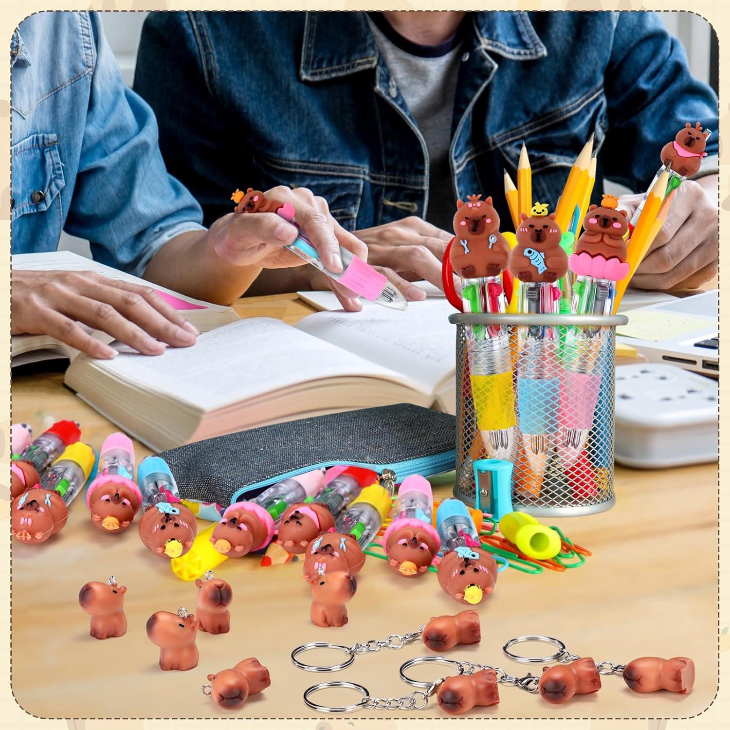 Set de Papelería Capibara ShinyRelief 15 Piezas Multicolor