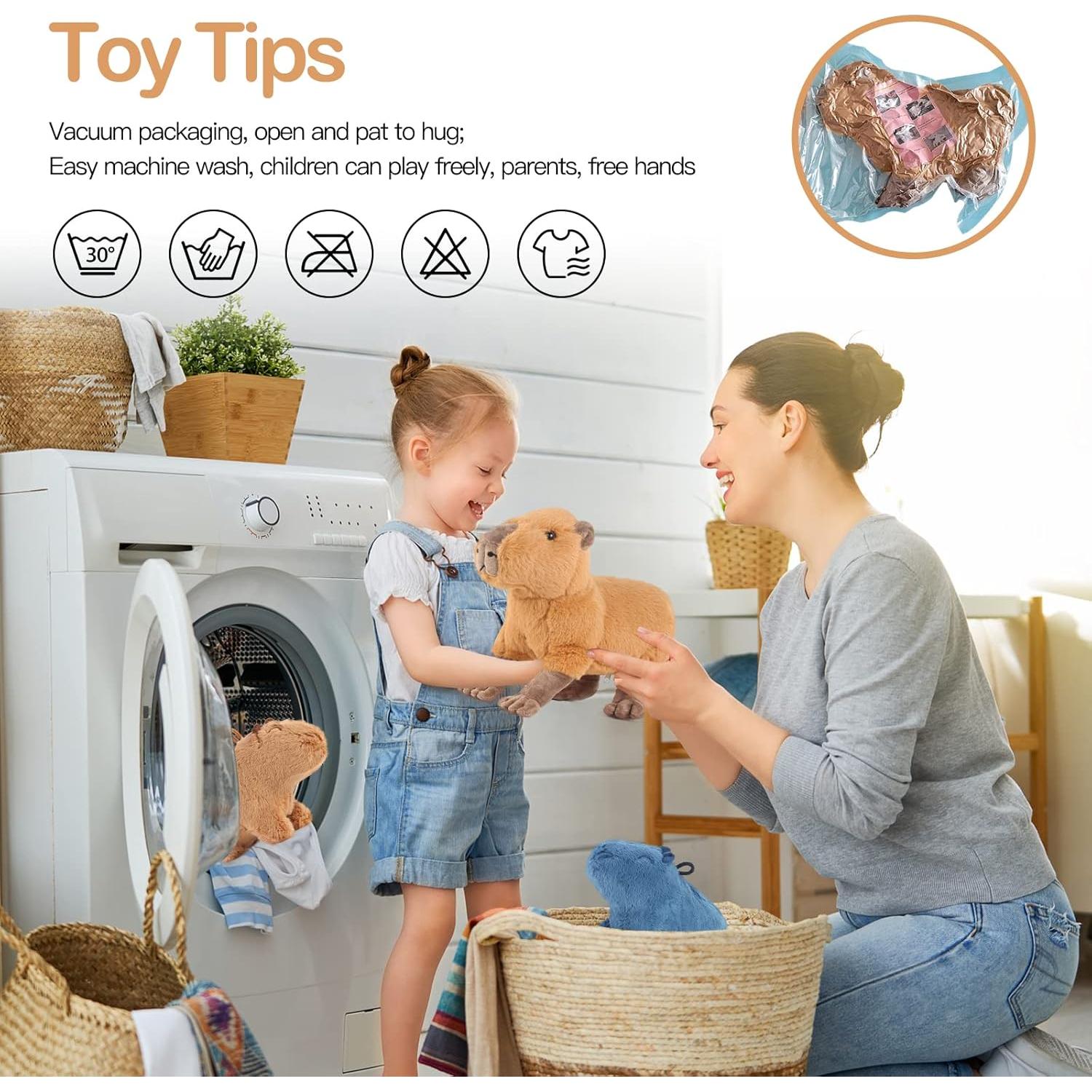 Juguete de Peluche Cuy FRANKIEZHOU Madre e Hijos 30 cm