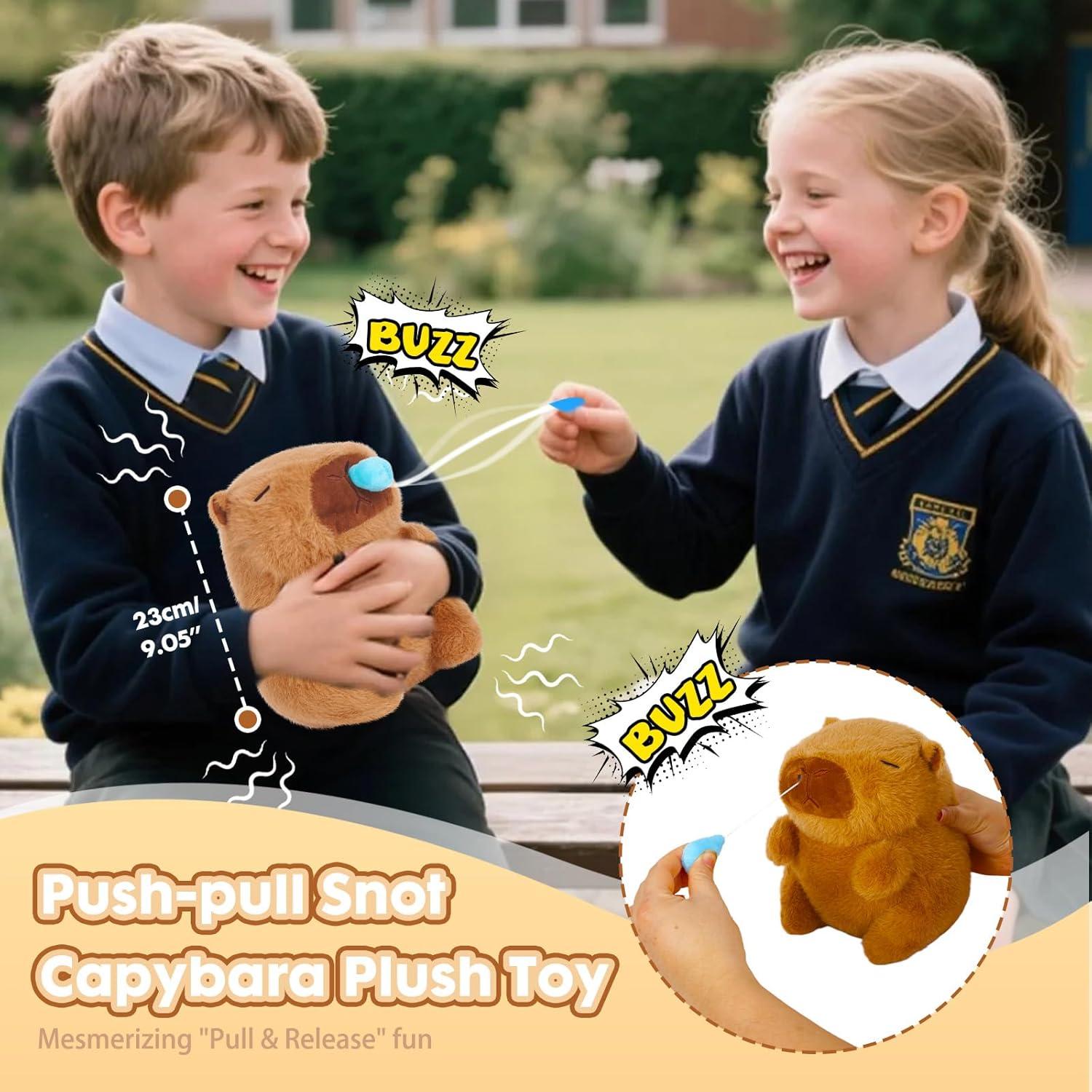 Set de Regalos de Capibara para Niñas - Juguetes de Peluche y Diario