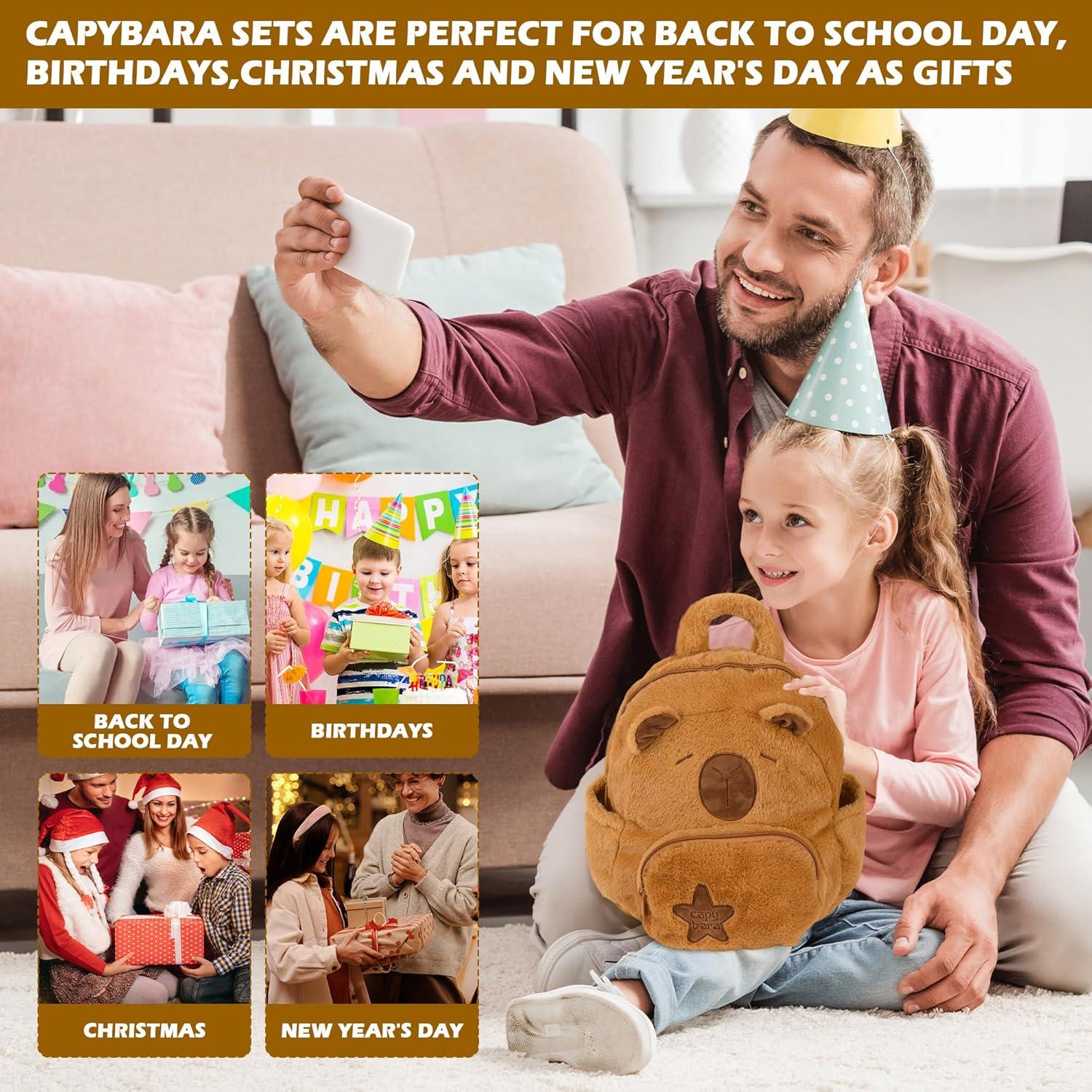 Set de Papelería Capibara Ulema - 13 Piezas Coloridas