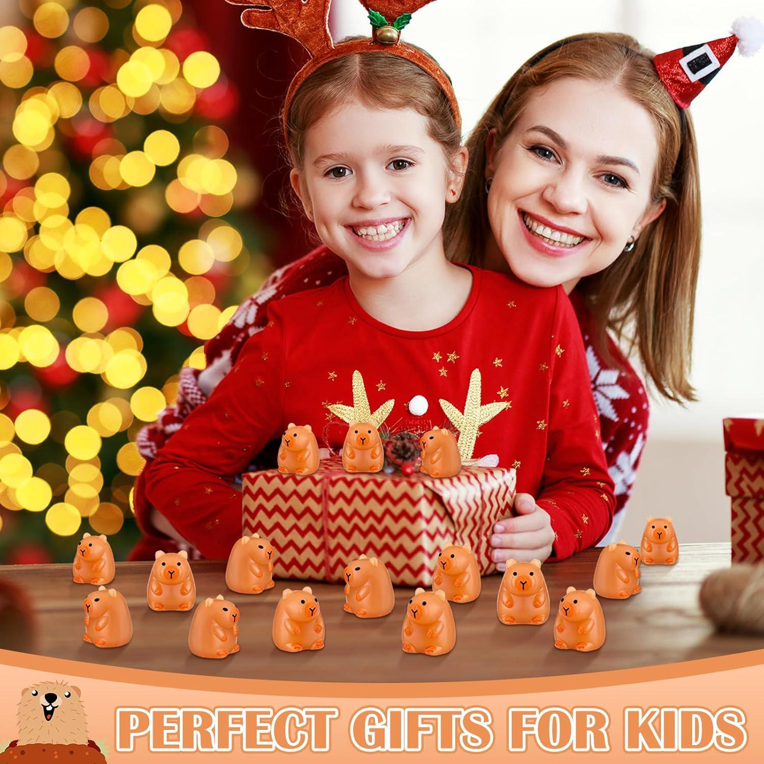 Civaner 60 Juguetes Antiestrés Capibara Mini 2.5 cm