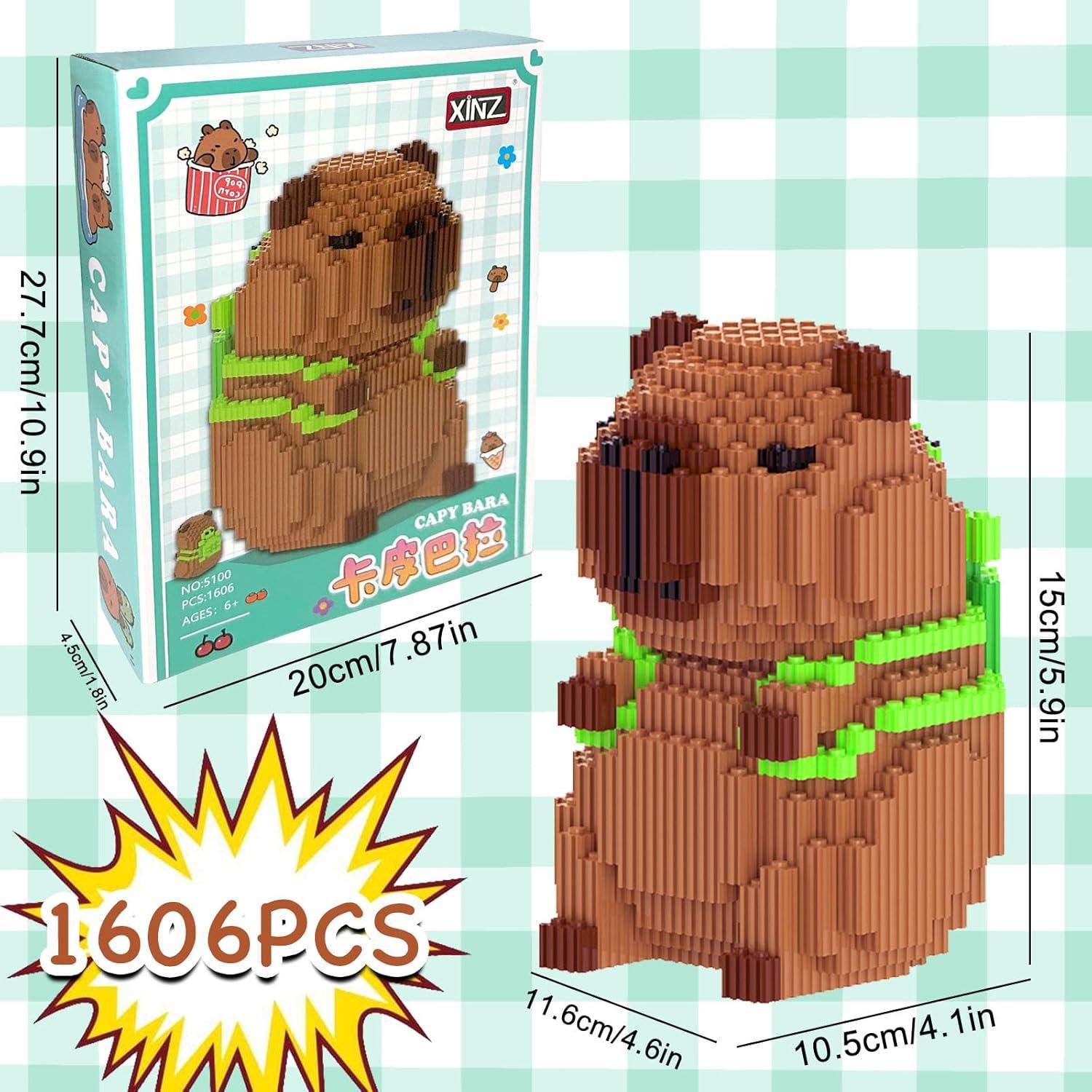 Bloques de Construcción Mini Capibara 1606 Piezas Toynificent