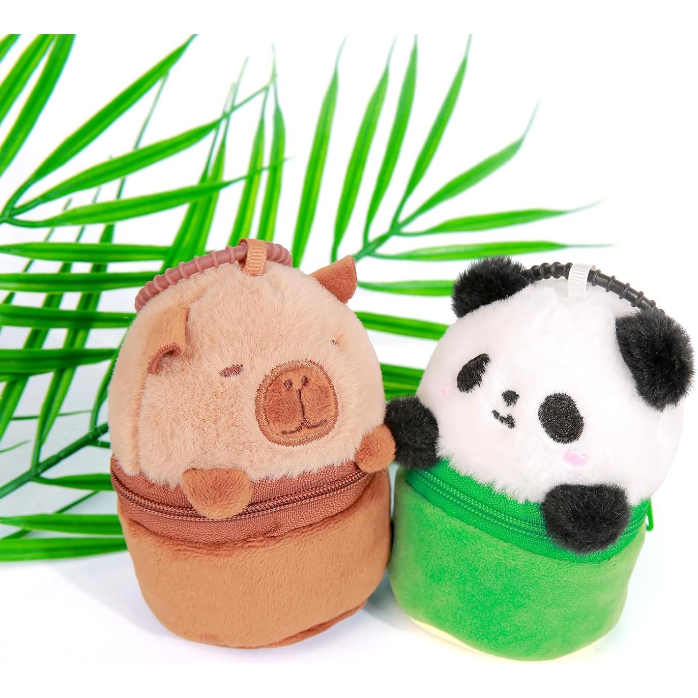 Monedero de Peluche Capibara Elephtree Mini 8.6x6.5cm