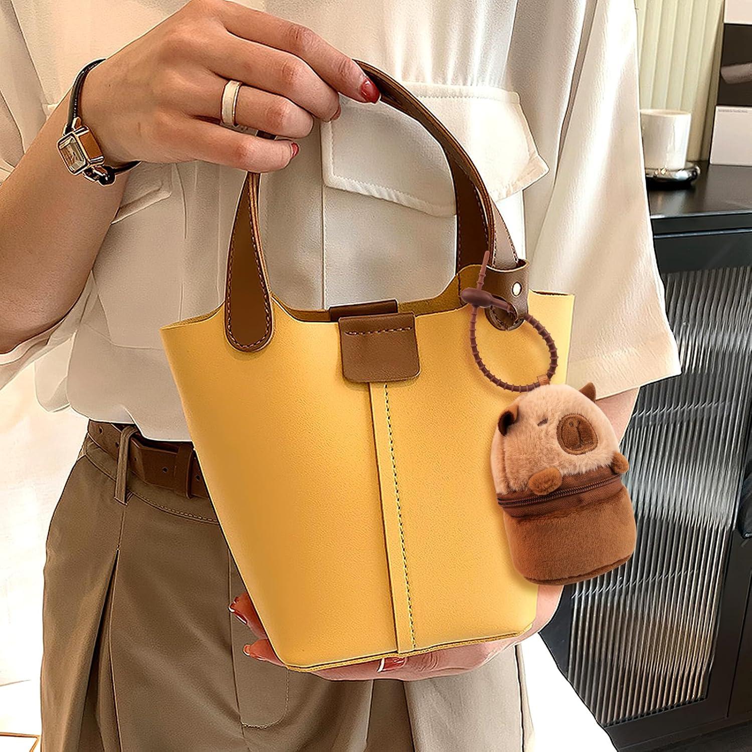 Monedero de Peluche Capibara Elephtree Mini 8.6x6.5cm