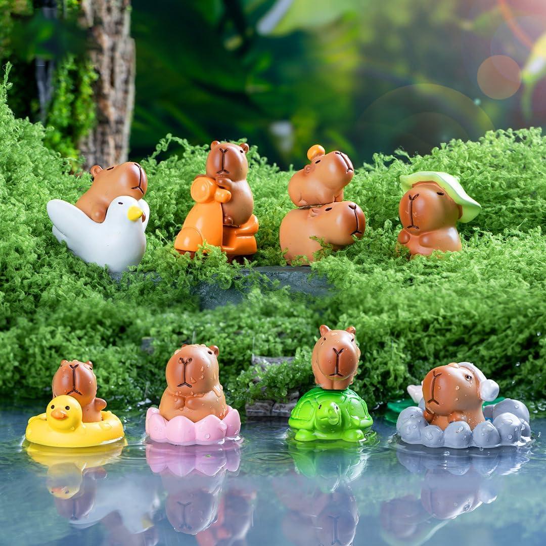 Set de 27 Mini Figuras de Capibara Exasinine para Decoración