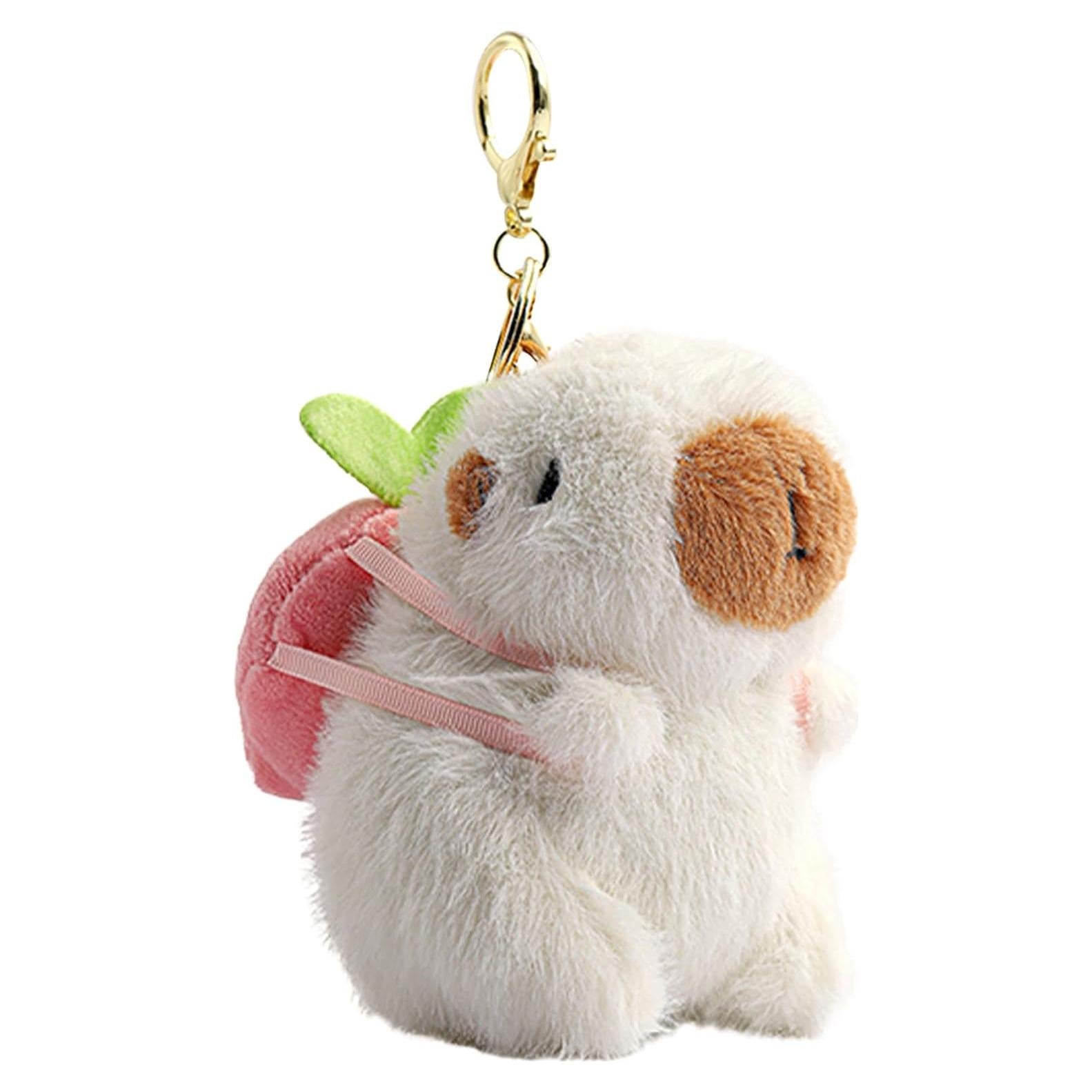 Llavero de Peluche Capibara Dexprosy - 2 Unidades Blanco