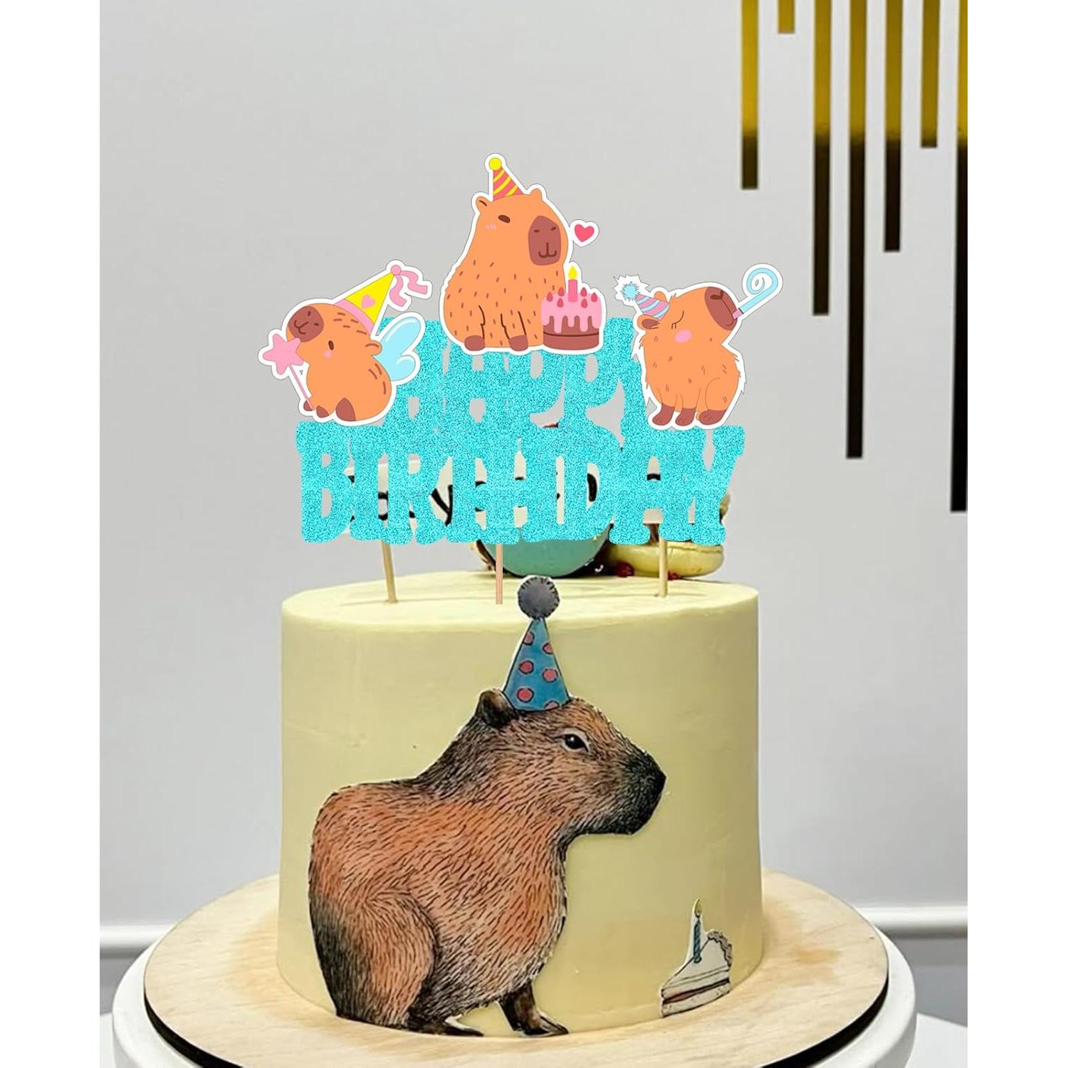 Adornos de Pastel Capibara WishFirst 16x12 cm Decoraciones Fiesta