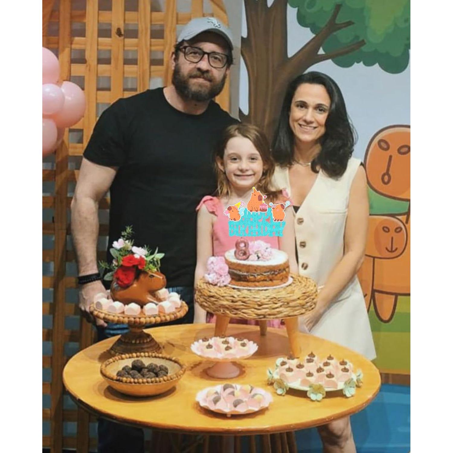 Adornos de Pastel Capibara WishFirst 16x12 cm Decoraciones Fiesta