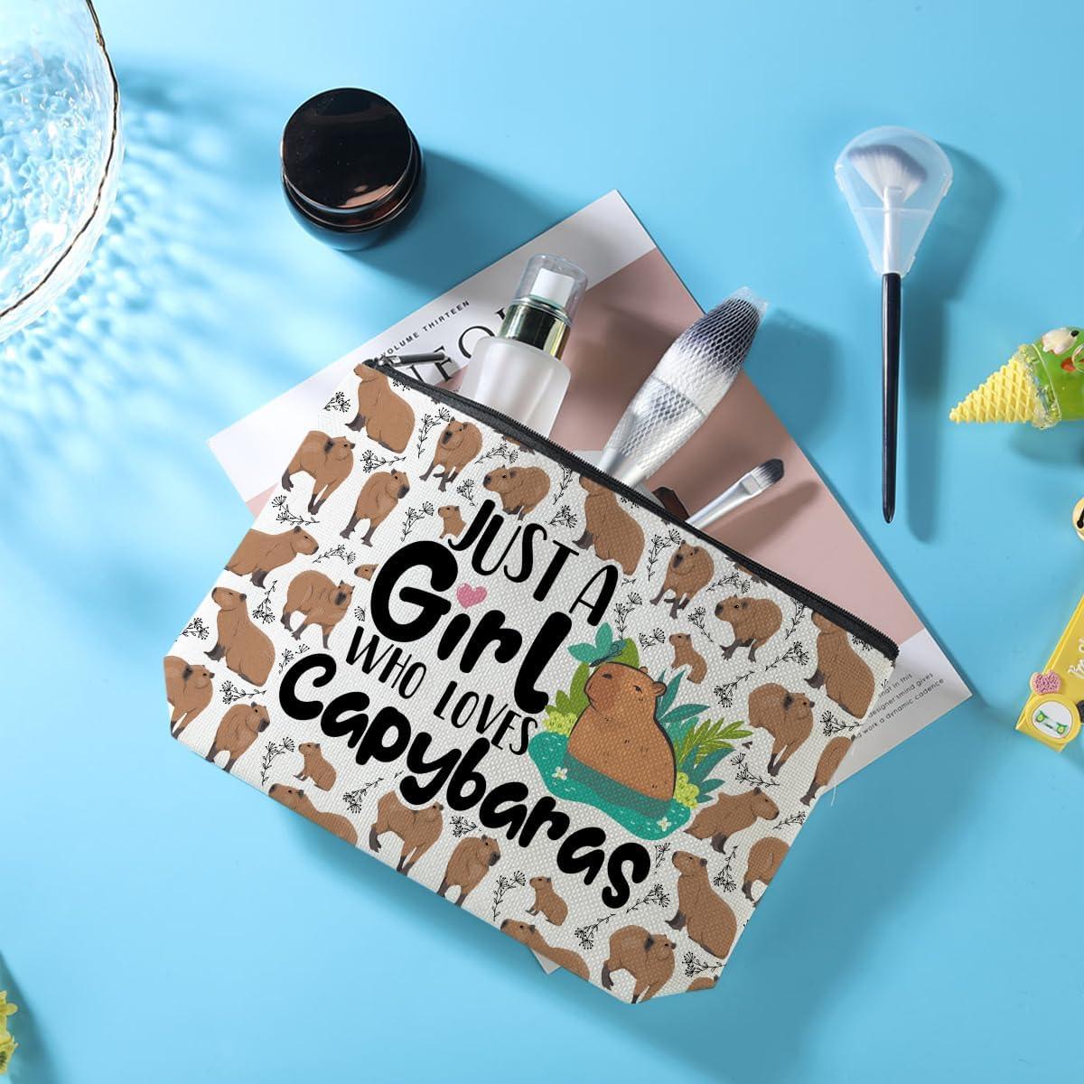 Bolsa de Maquillaje Capibara Azteoiz 24.6x17.8cm Impermeable